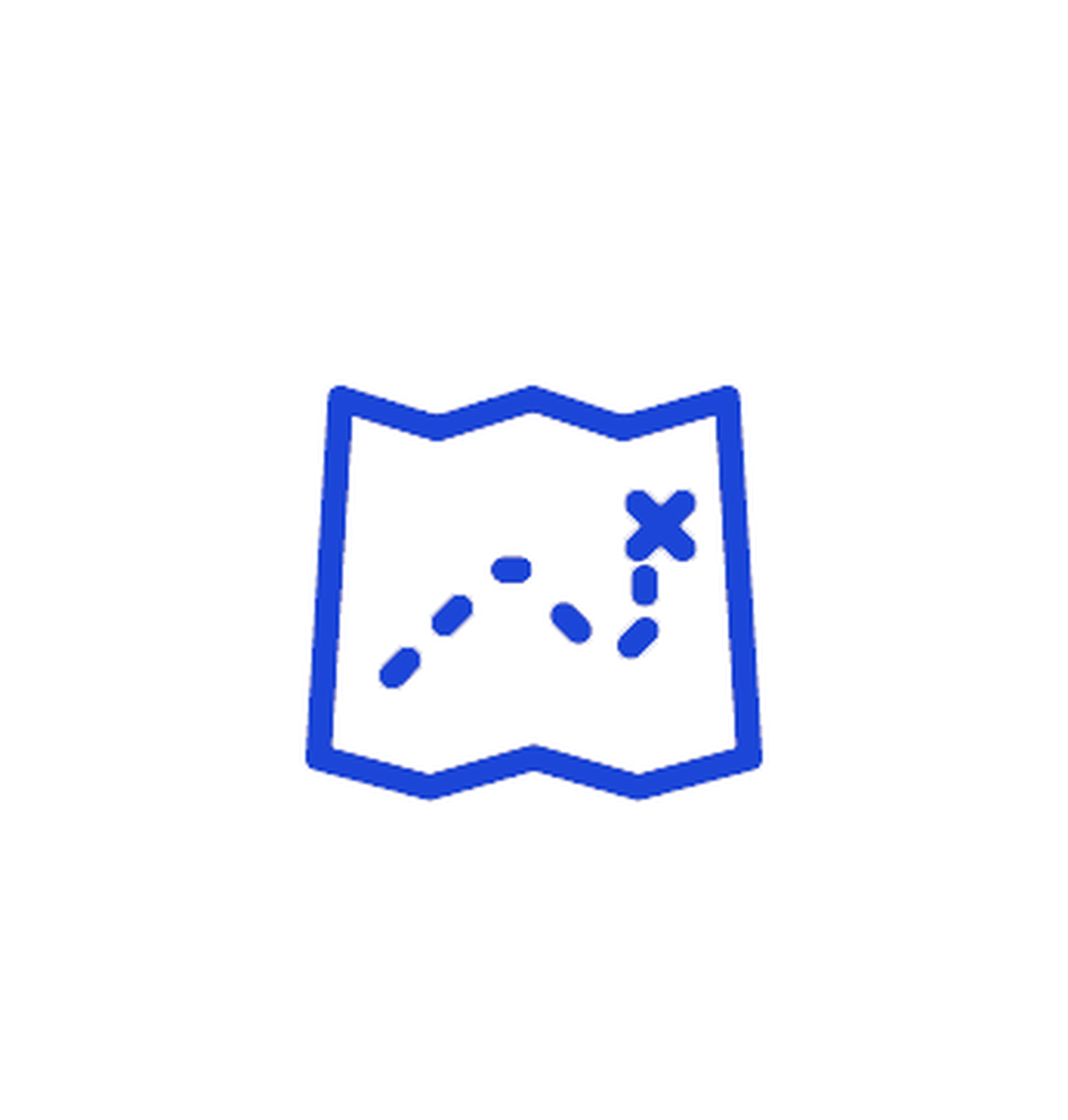 Light Safari kaart wit blauw