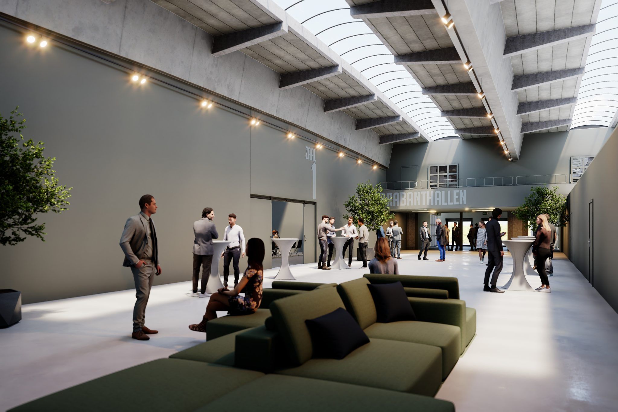 Impressie Bosch Foyer in de Brabanthallen in 's Hertogenbosch