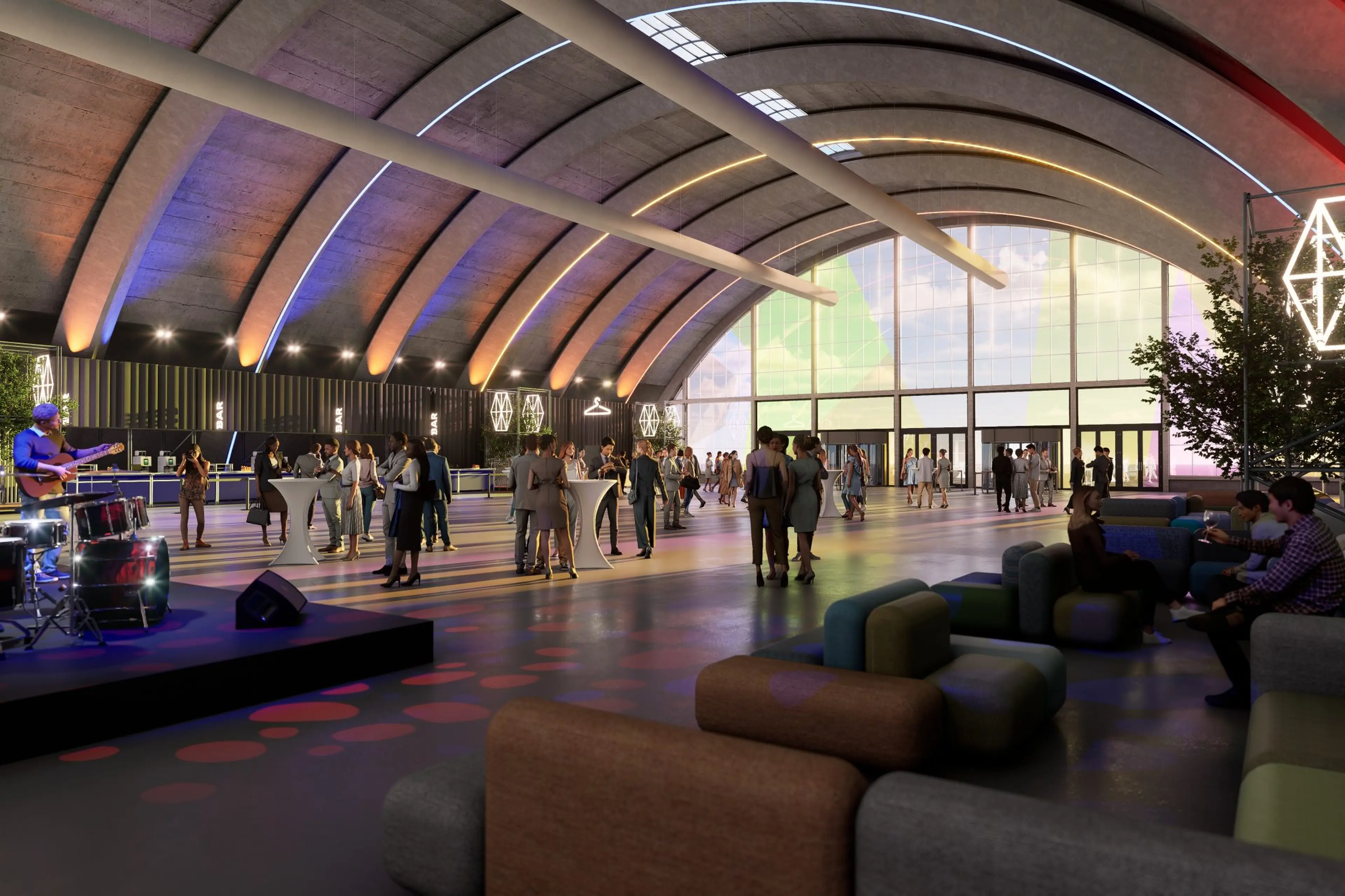 Impressie Hertog Lounge in de Brabanthallen in 's Hertogenbosch