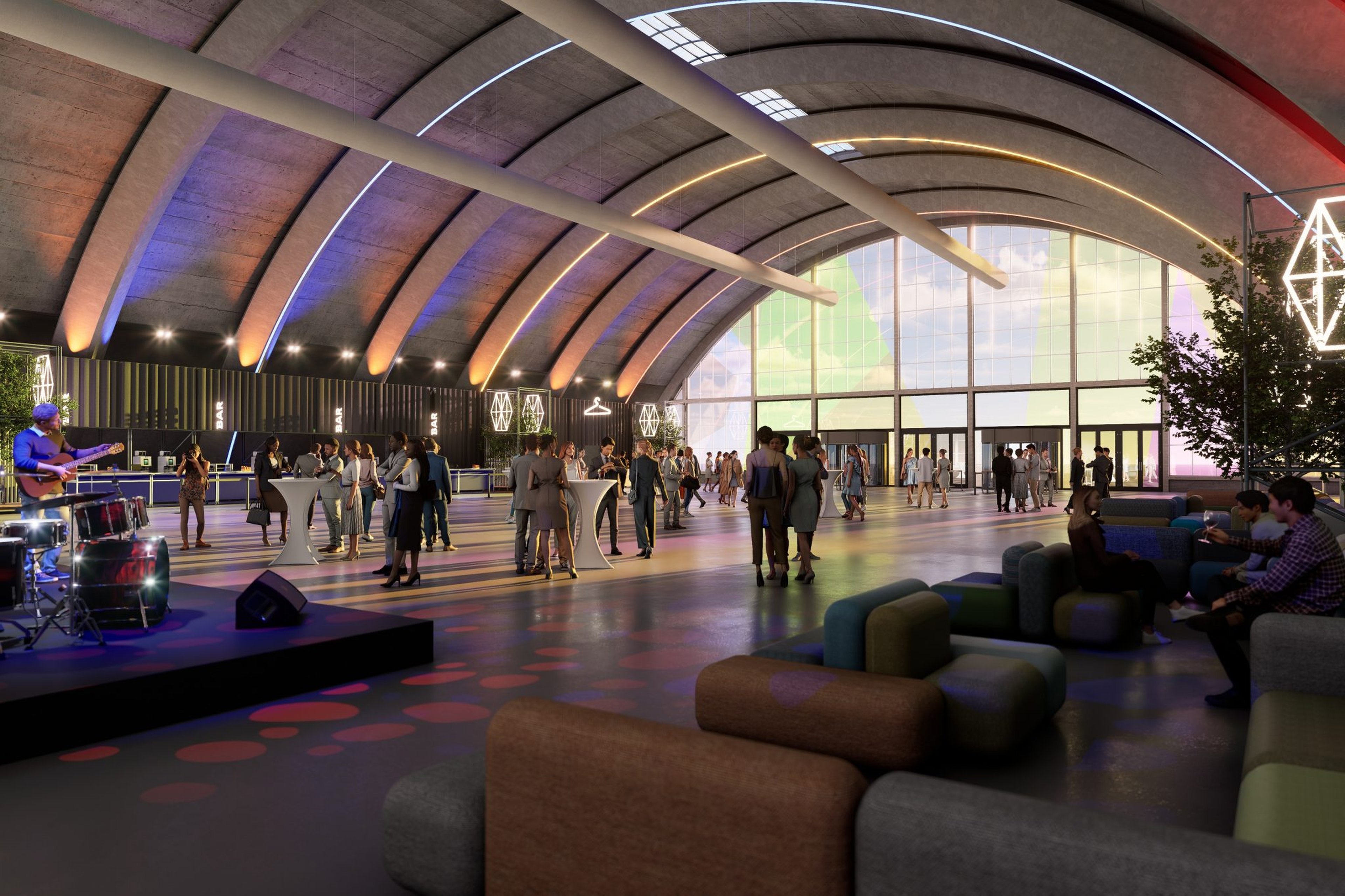 Impressie Hertog Lounge in de Brabanthallen in 's Hertogenbosch