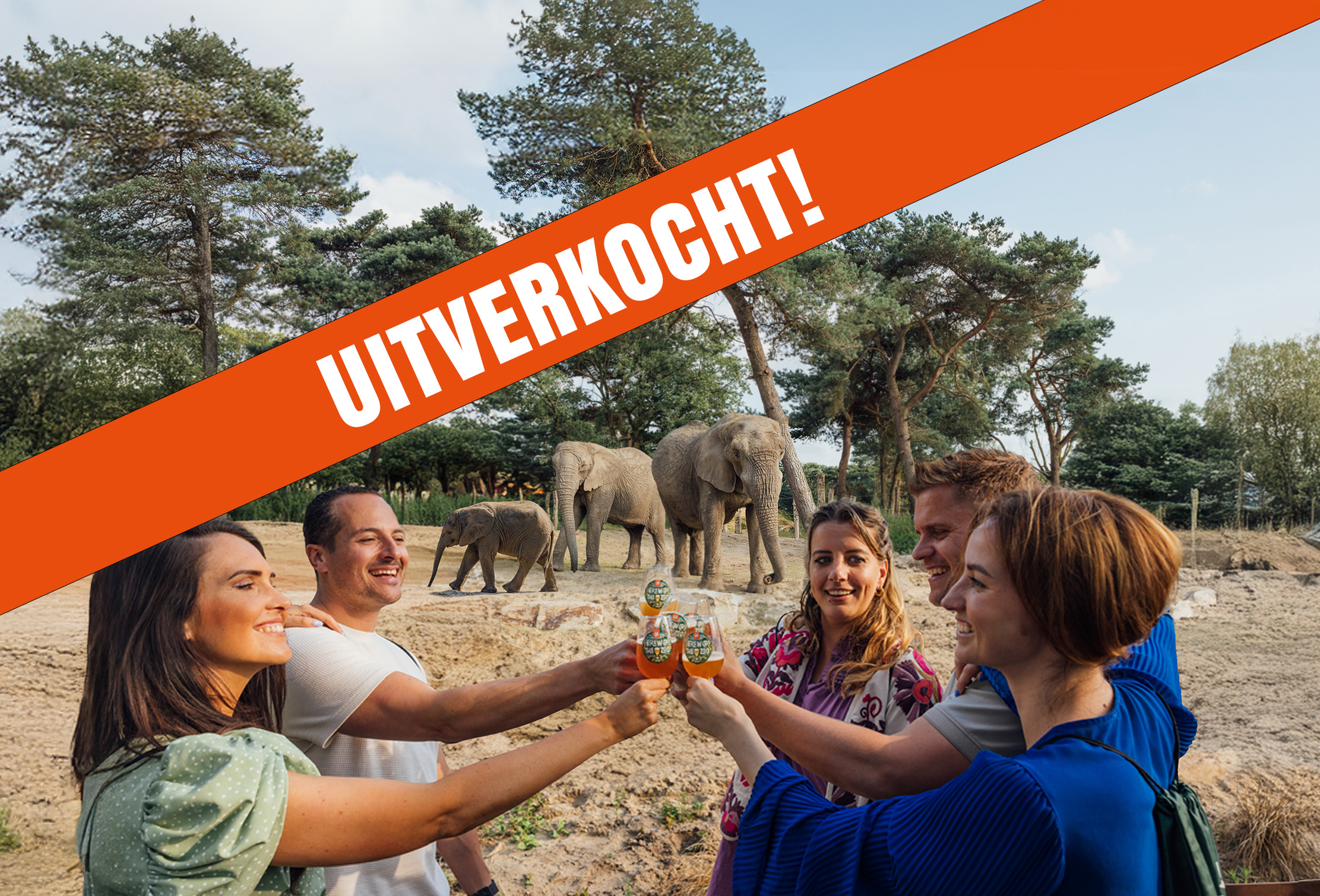 B@TZ uitverkocht bijgesneden Safaripark Beekse Bergen
