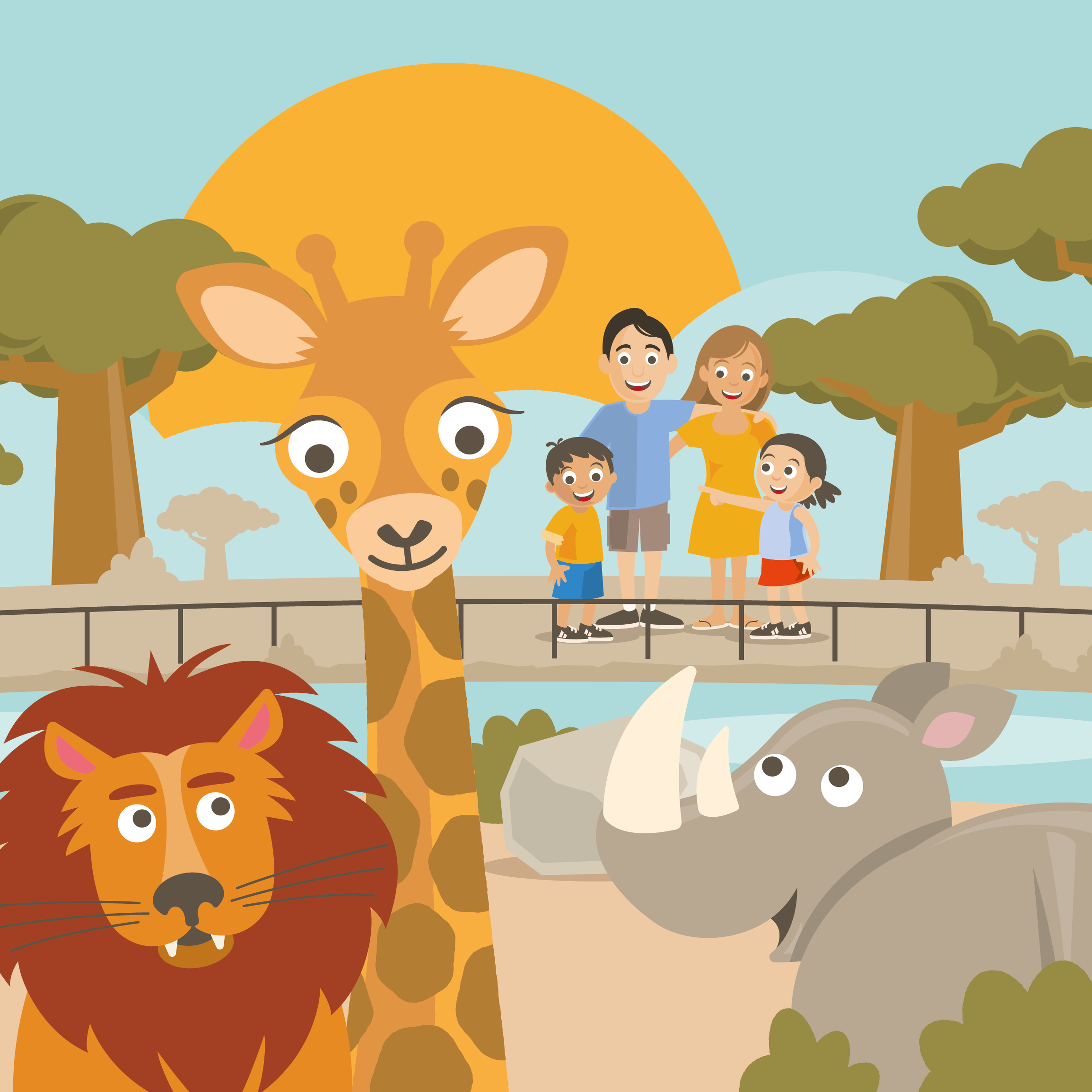 Illustratie van Safaripark Beekse Bergen