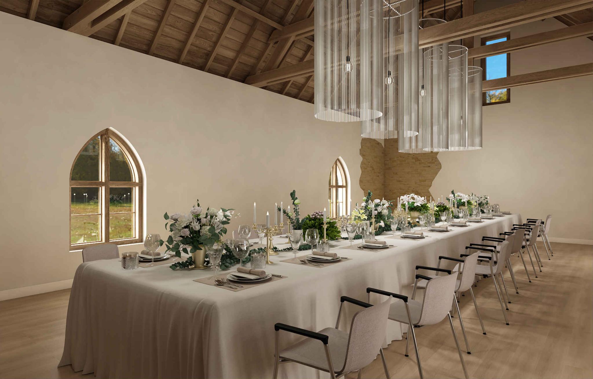 Vergaderruimte dinerruimte Grand Salon Kasteel Steenenburg