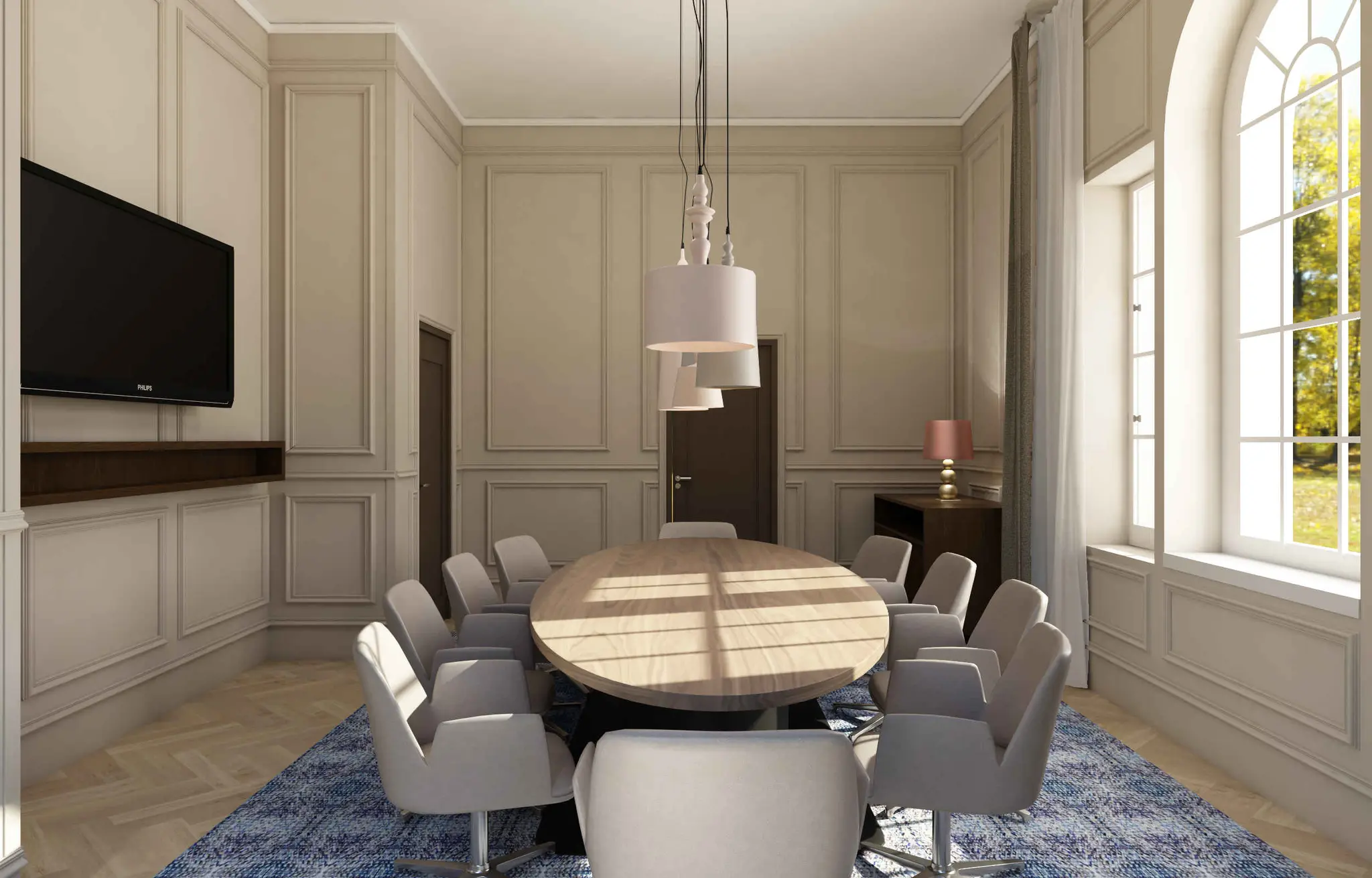 Salon als unieke vergaderlocatie in Kasteel Steenenburg