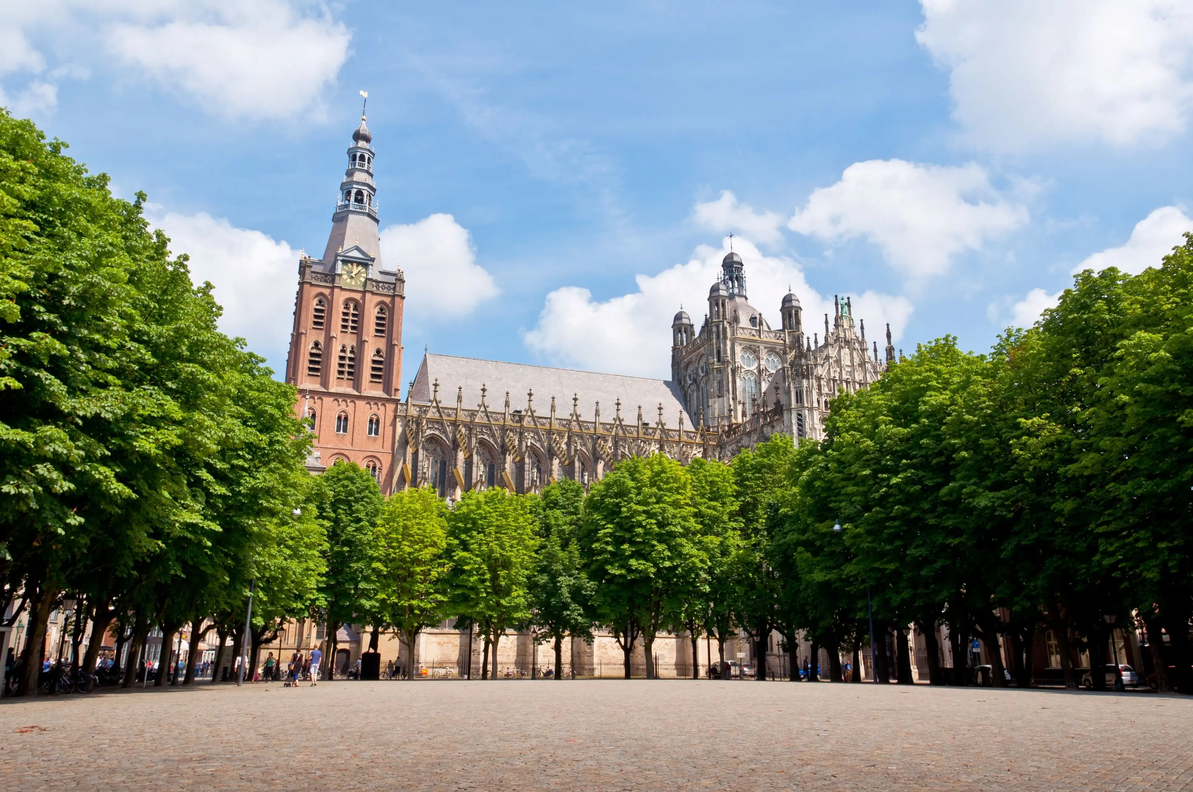 Parade Sint Janskathedraal in Den Bosch Kasteel Steenenburg
