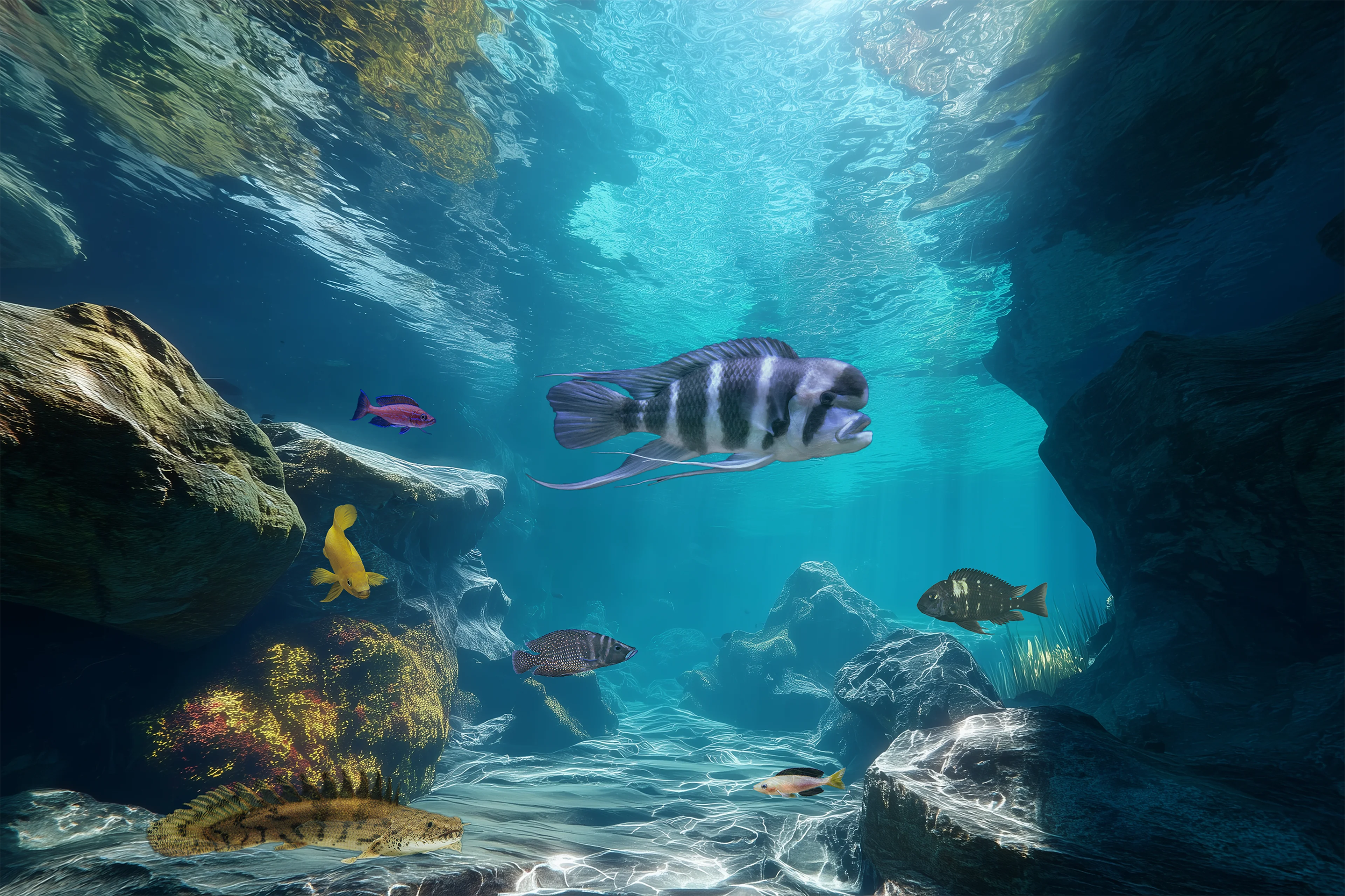 Nieuw aquarium de Tanganyika in AquaZoo Leeuwarden
