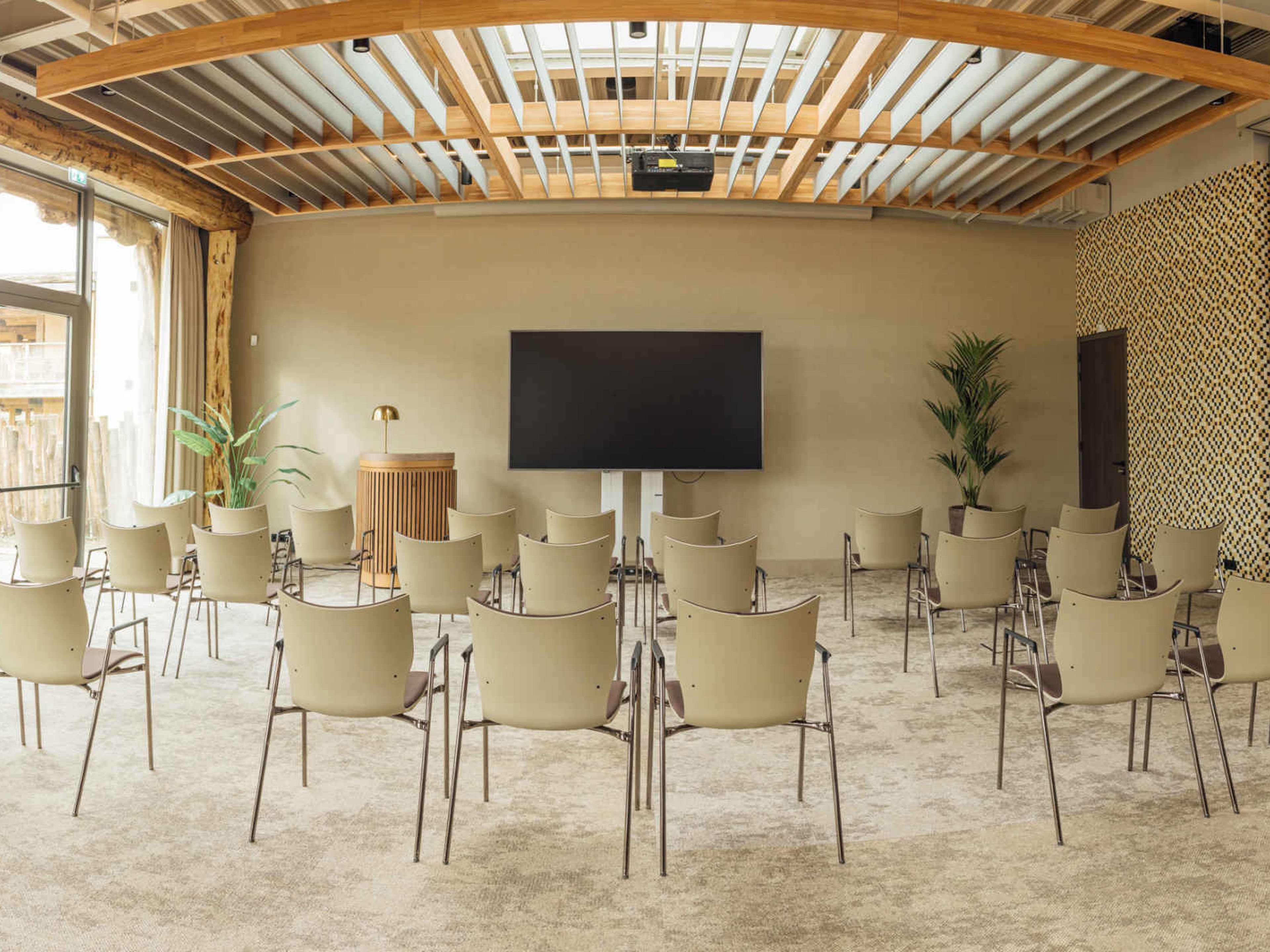 Grote vergaderruimte bij Safari Hotel Beekse Bergen