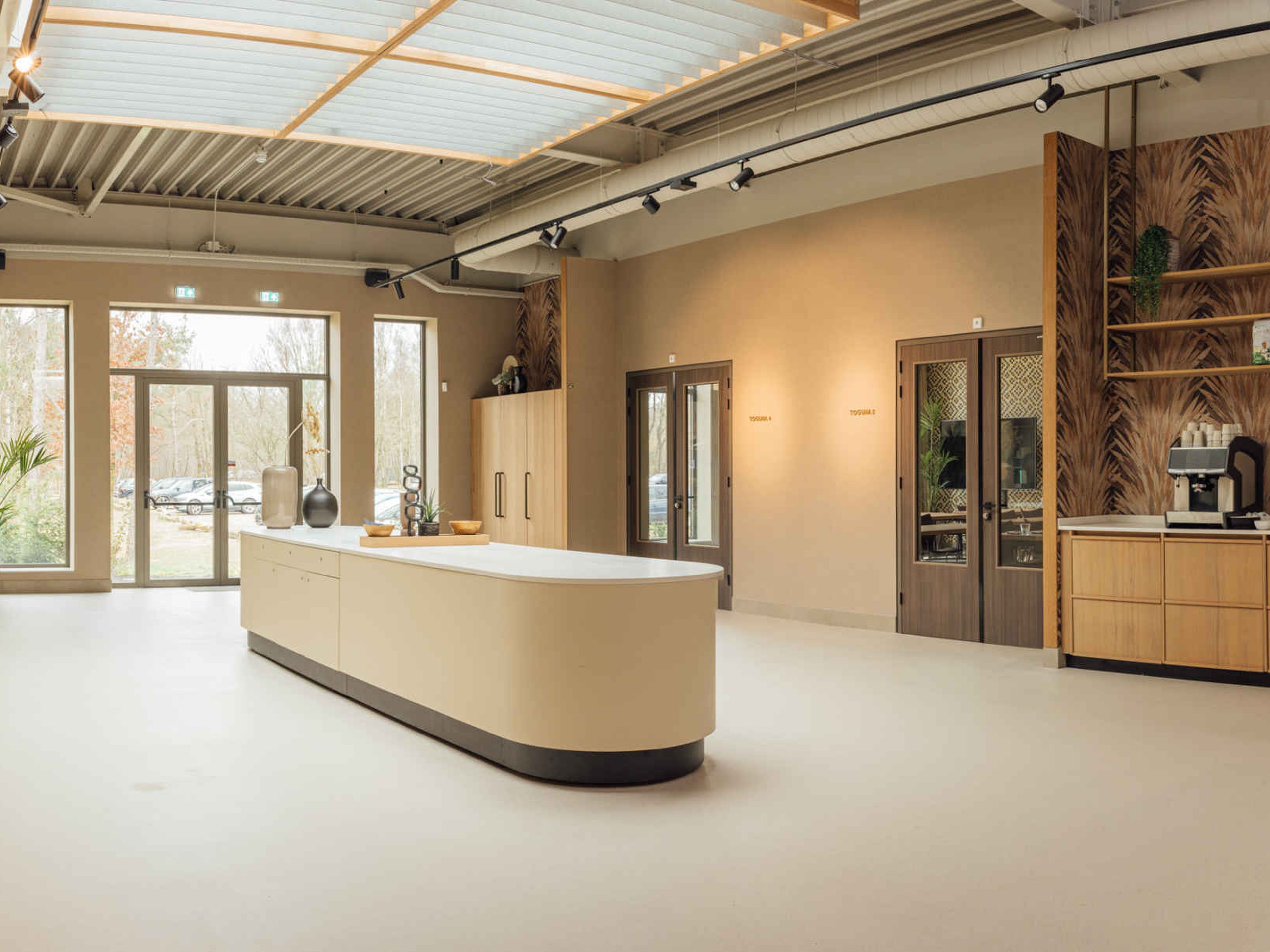 Ruimte voor koffie en thee bij de vergaderzalen bij Safari Hotel Beekse Bergen