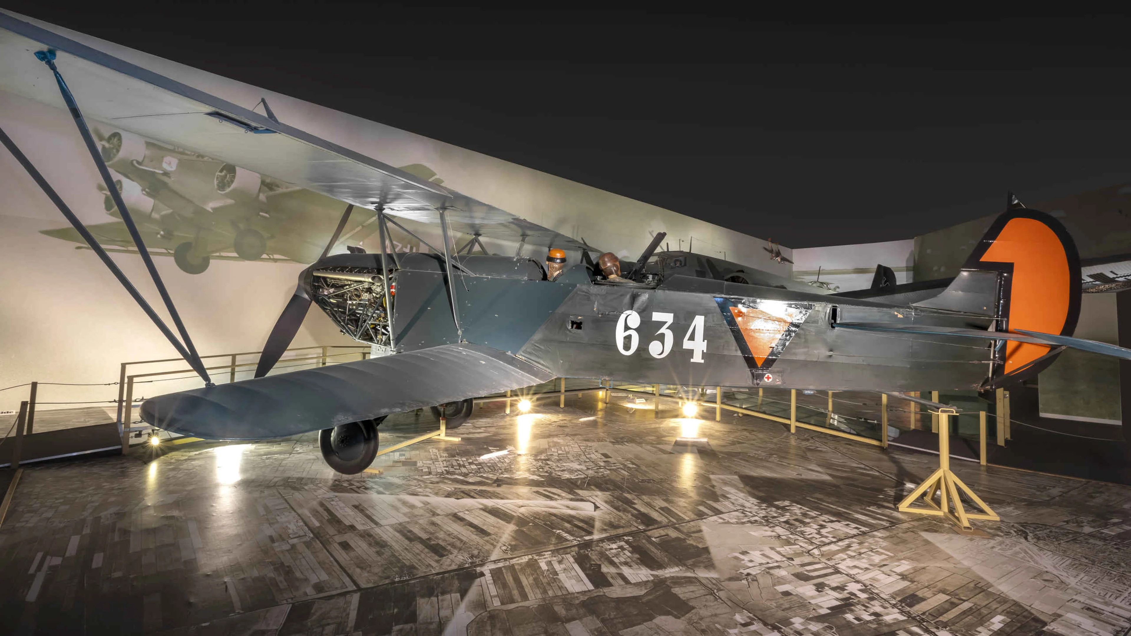 De Fokker C.V-D in Aviodrome