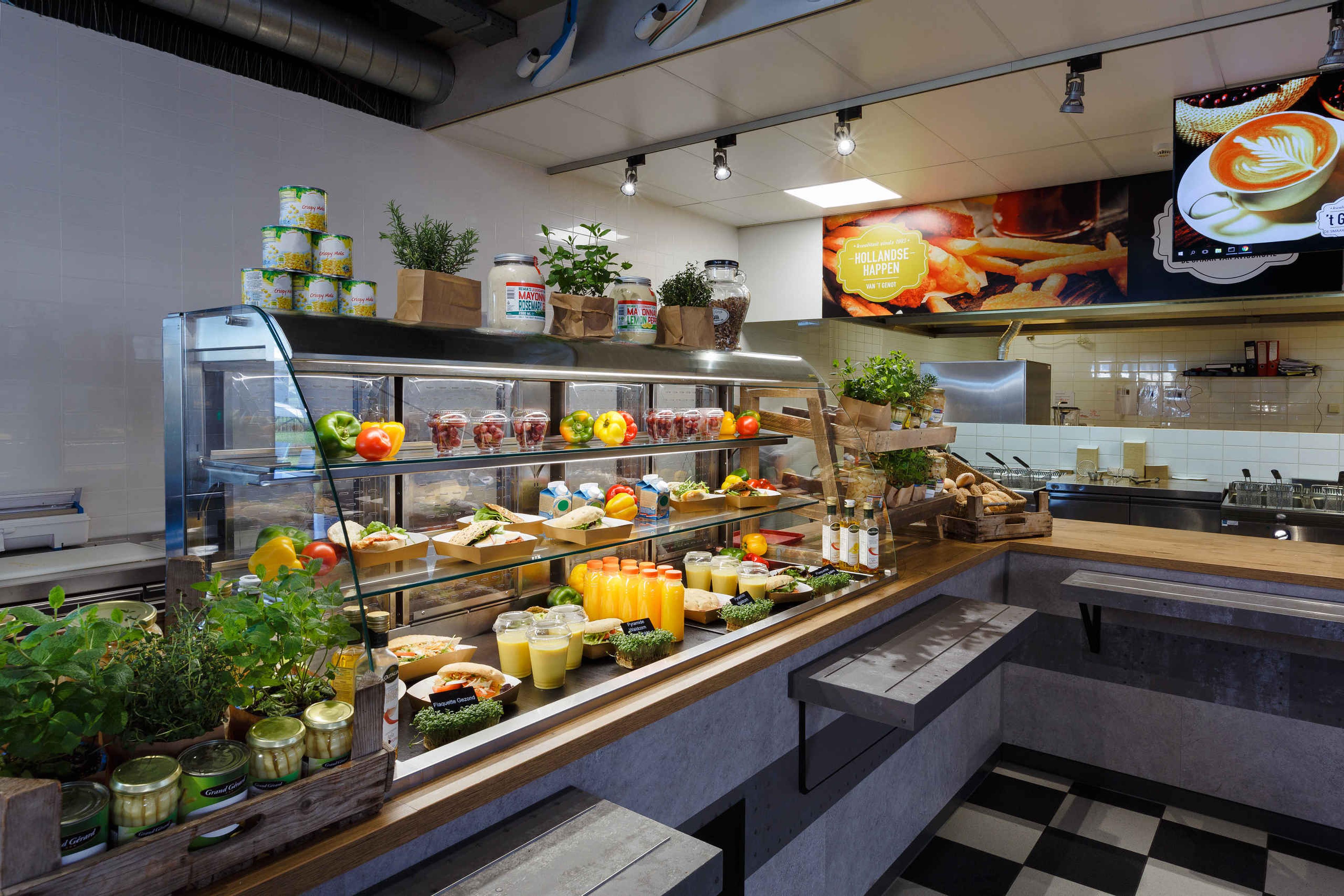 Het restaurant van Luchtvaartmuseum Aviodrome