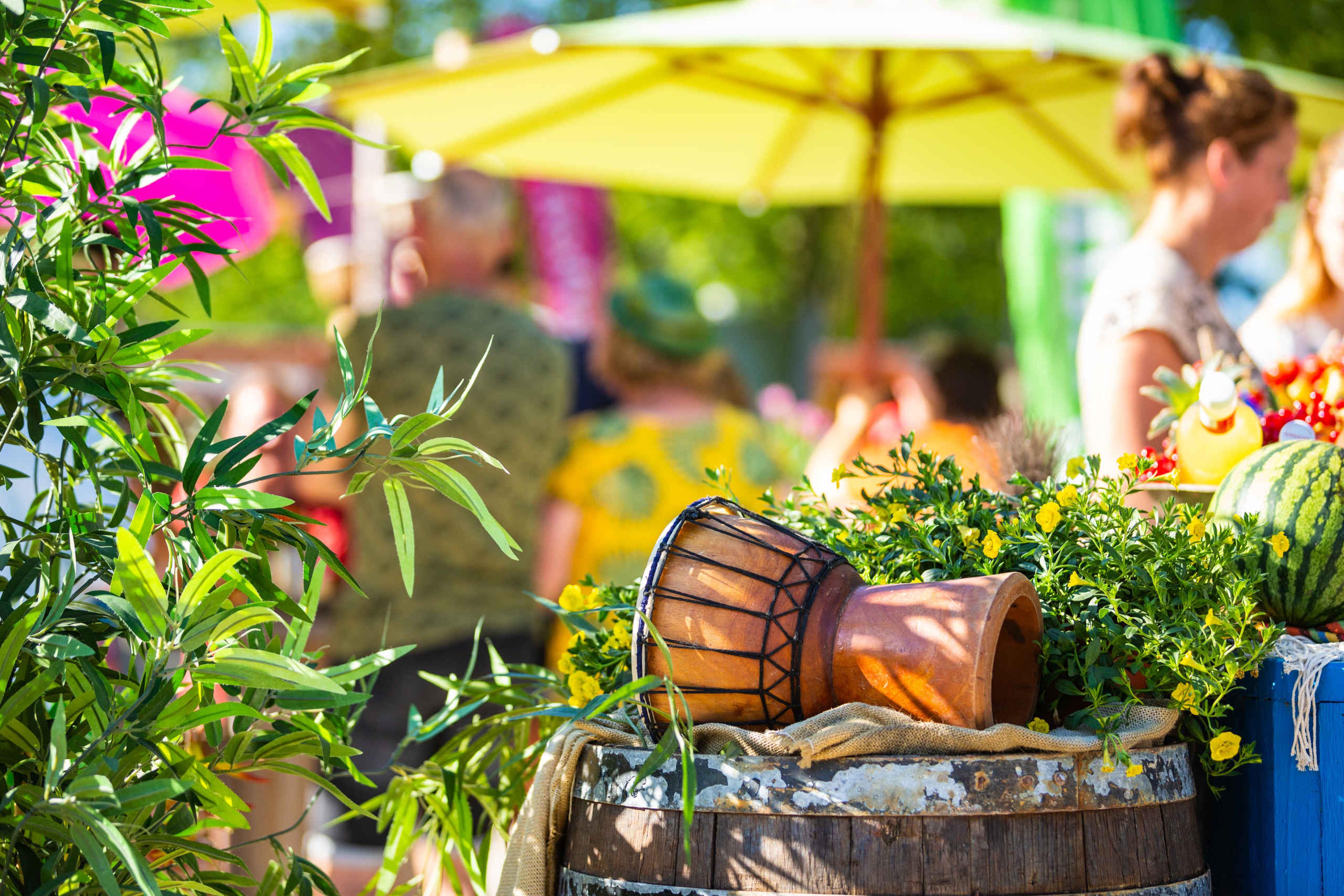 Aankleding tijdens een event bij Speelland Beekse Bergen