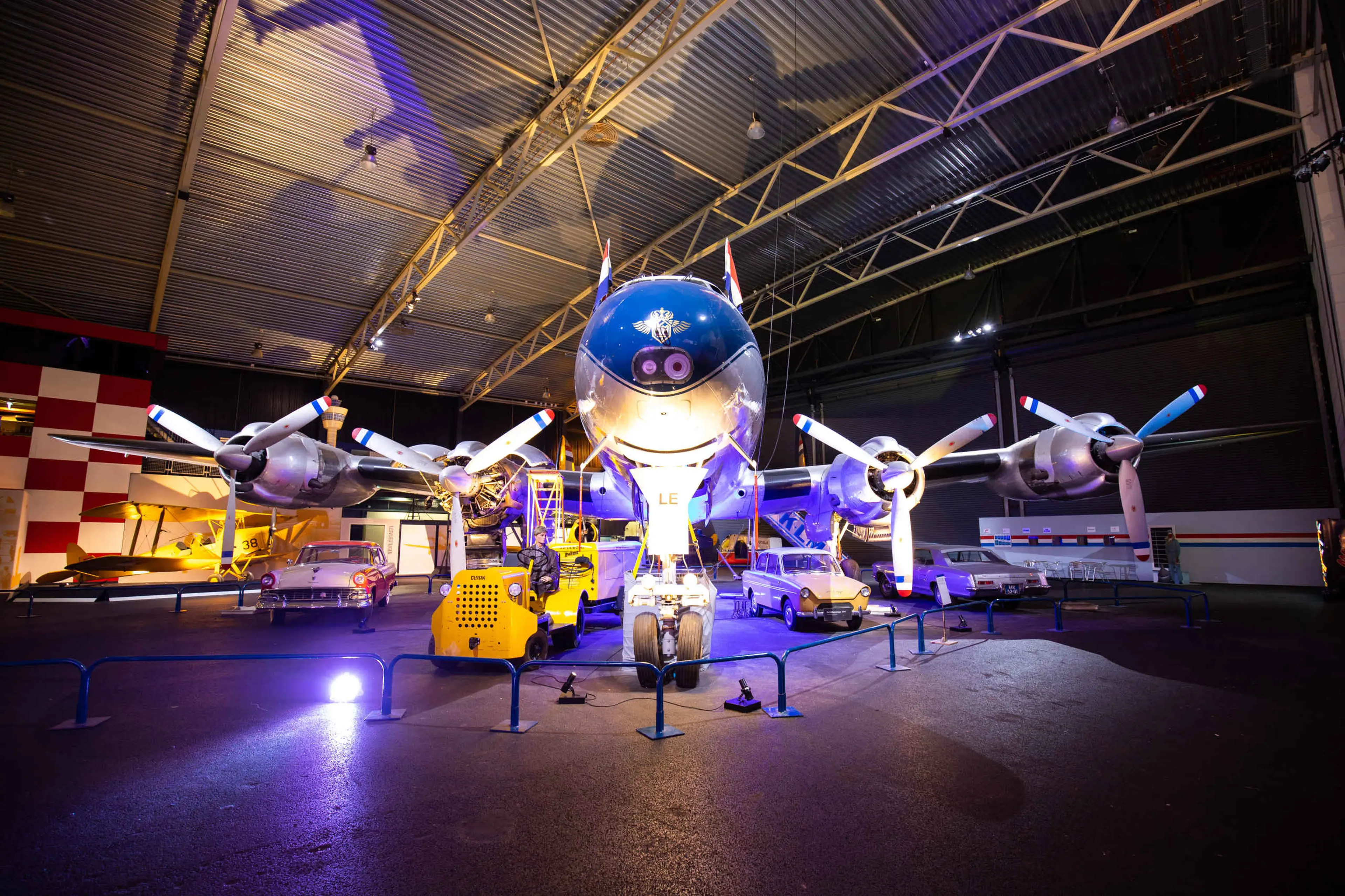 De lockheed constellation 749 'Connie' in Luchtvaartmuseum Aviodrome