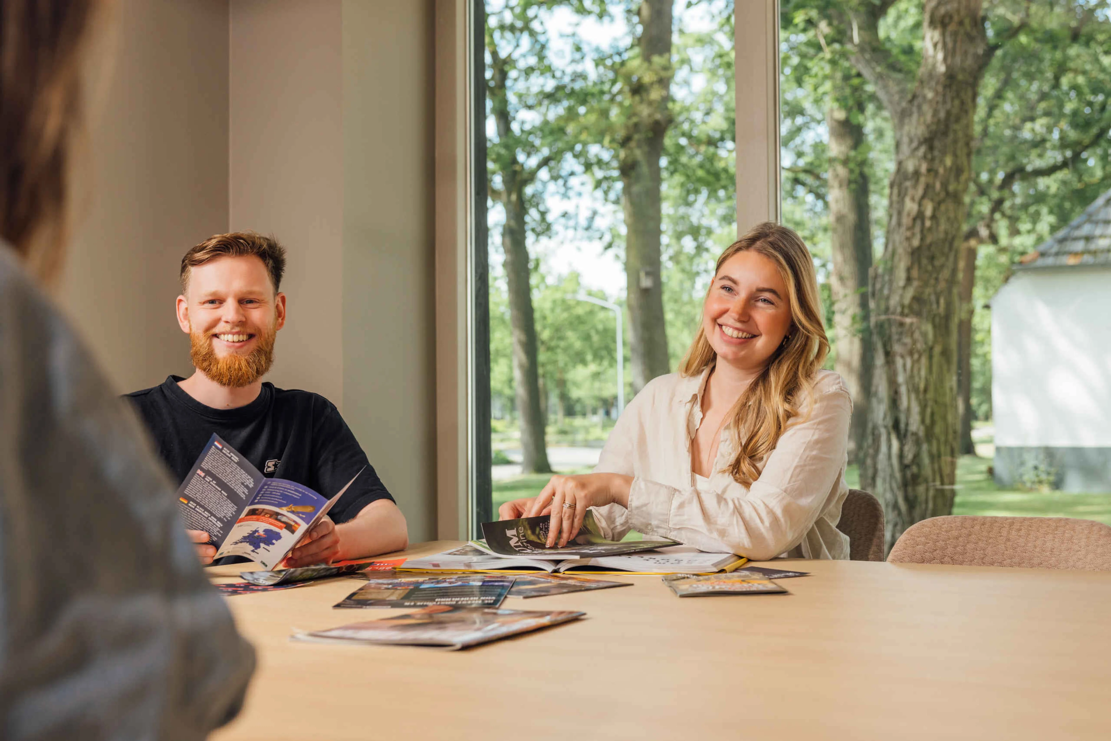 Collega's van Marketing en Communicatie bij Libéma