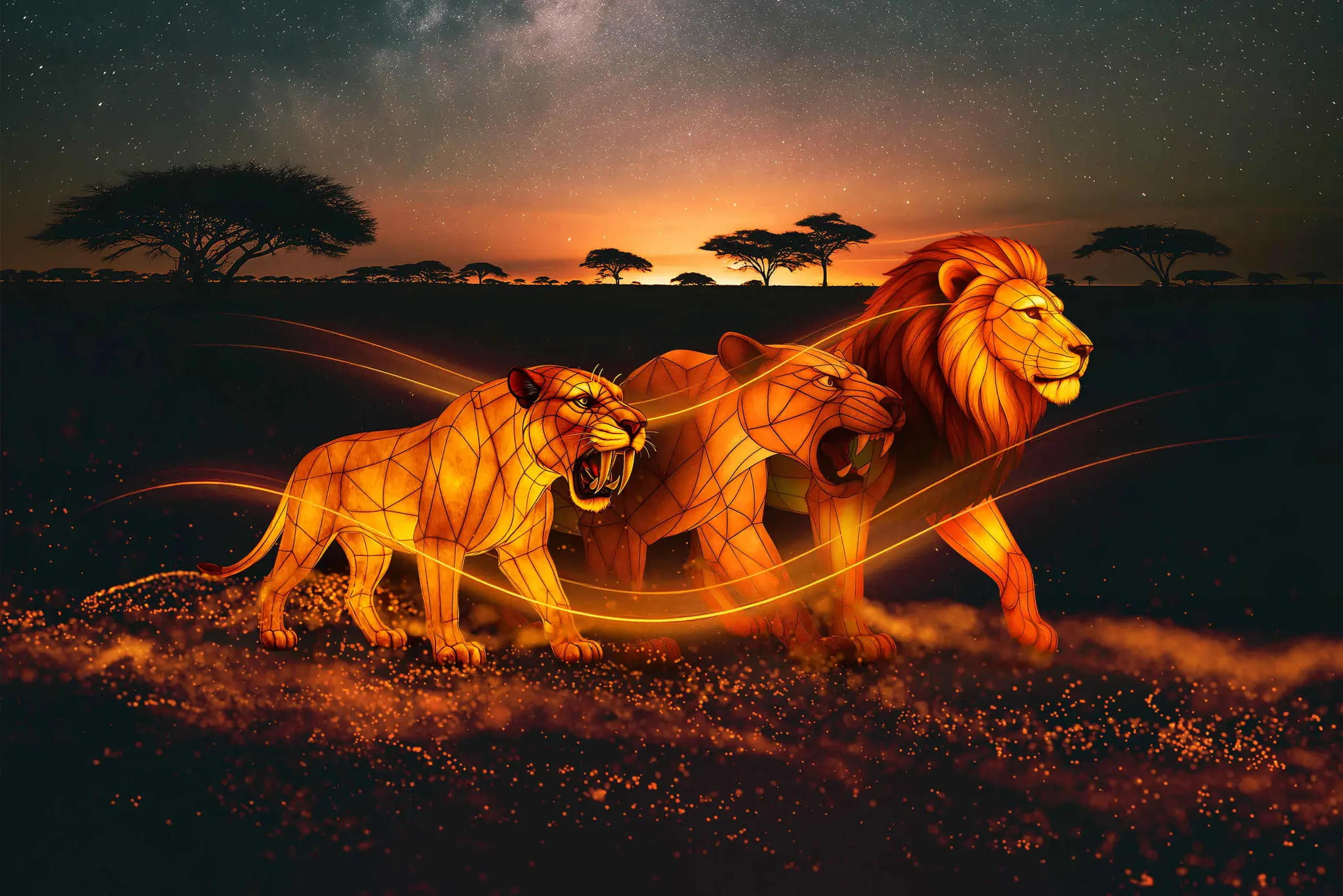 Key visual 2025-2026 Light Safari Beekse Bergen