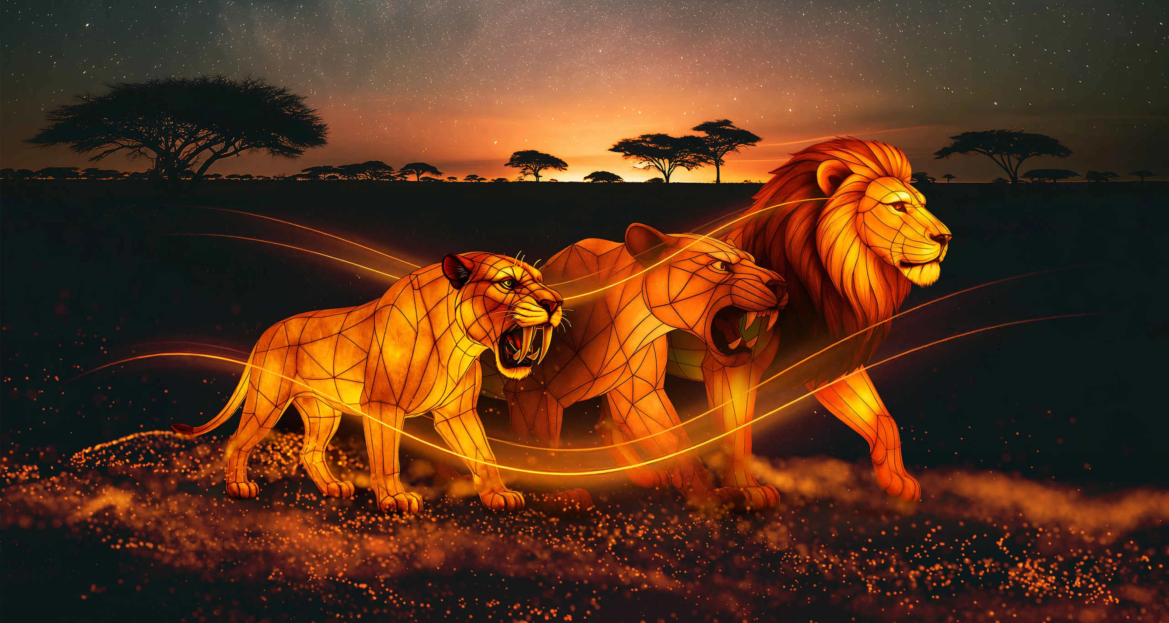 Key visual 2025-2026 Light Safari Beekse Bergen