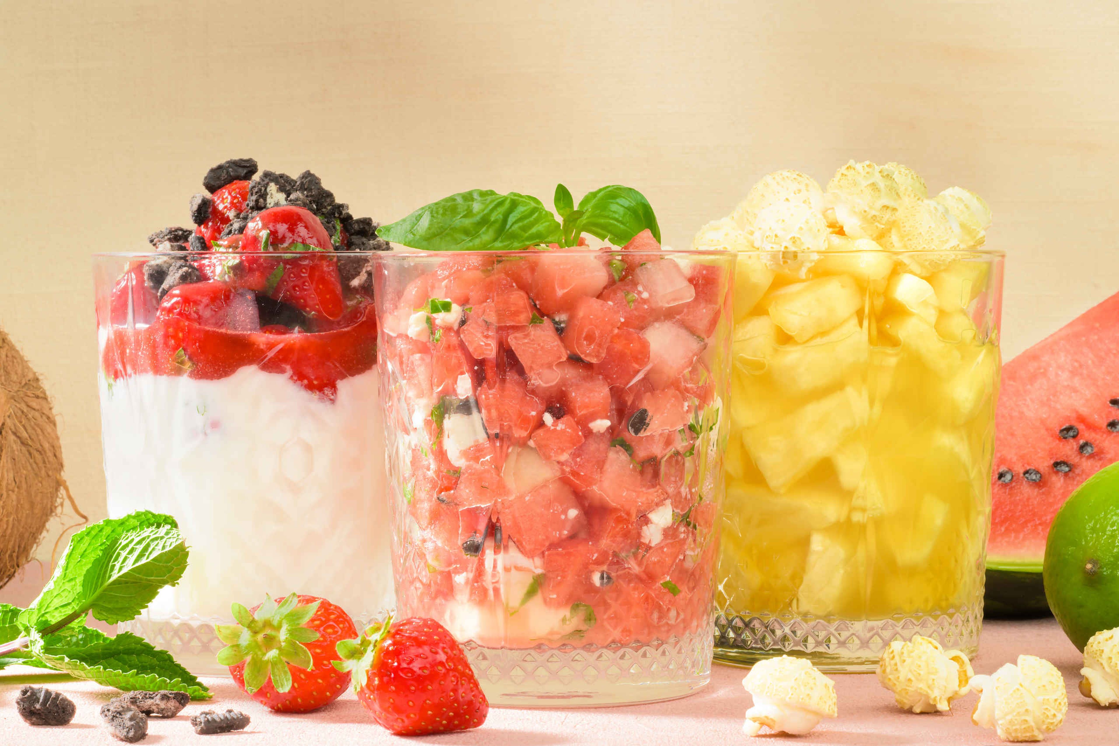 Fruitbeker in restaurant Mugunda in Afrikadorp Safaripark Beekse Bergen