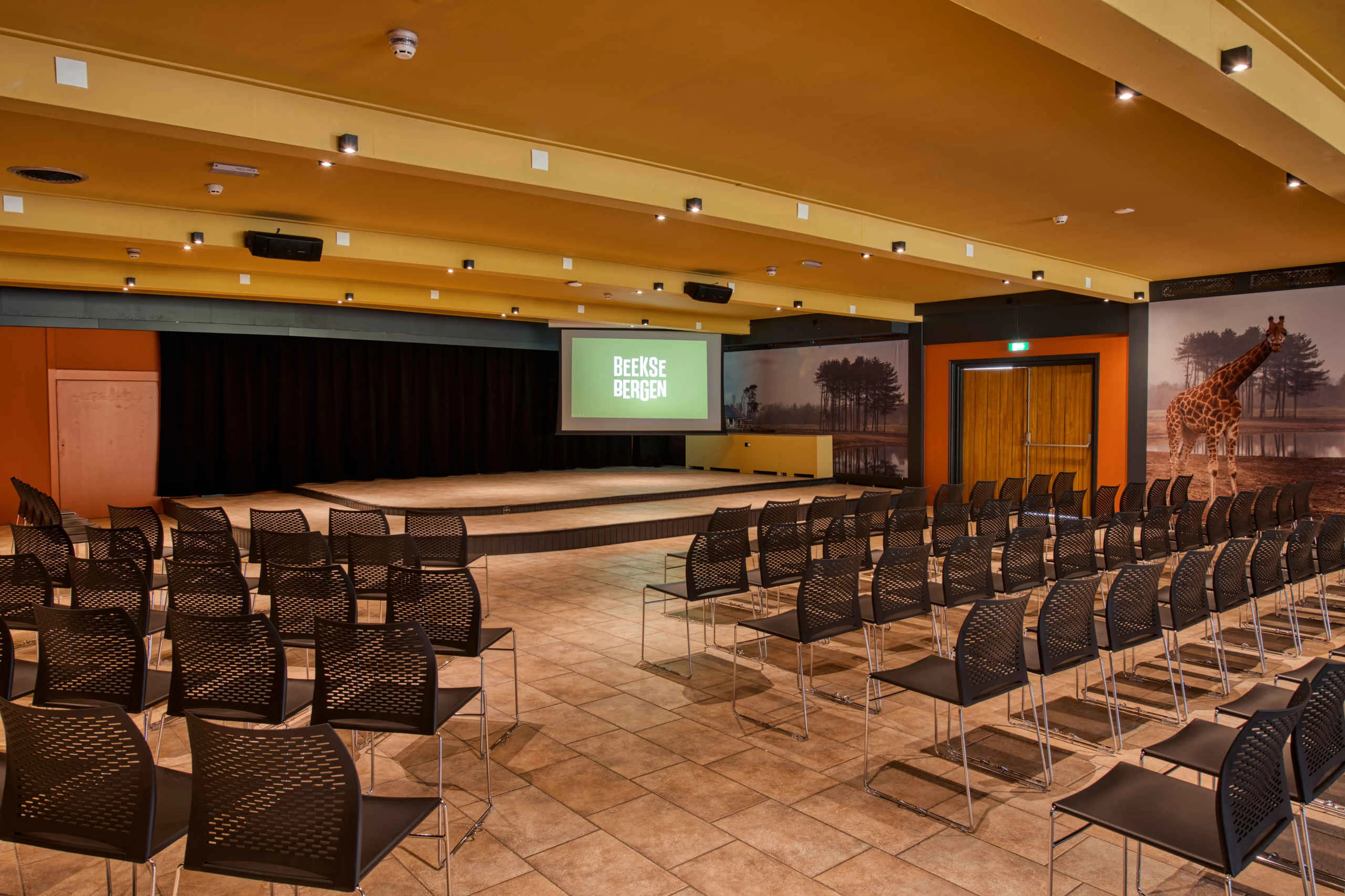 De Serengeti zaal in het Event Center bij Beekse Bergen