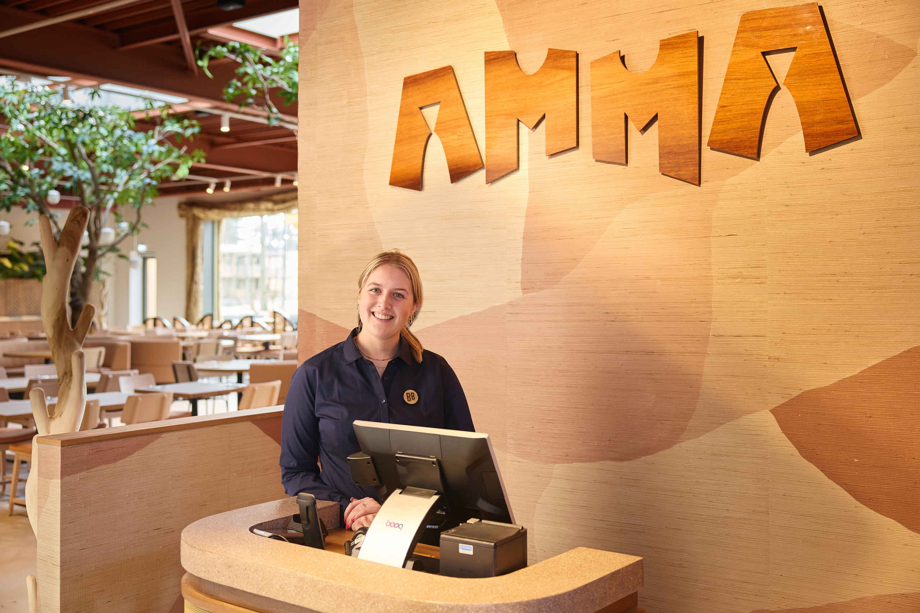 Entree restaurant Amma bij Beekse Bergen Light Safari