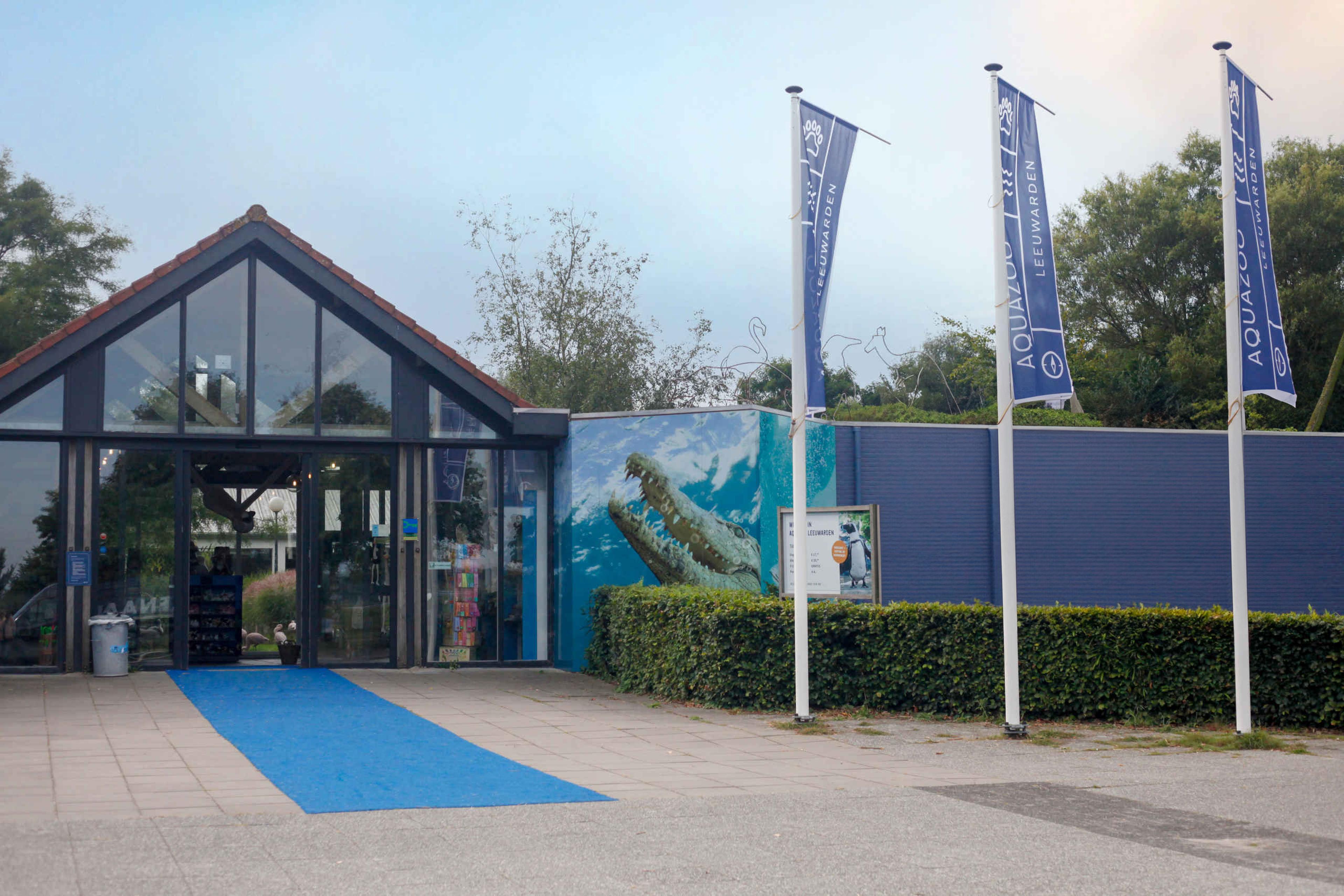 De entree van AquaZoo Leeuwarden