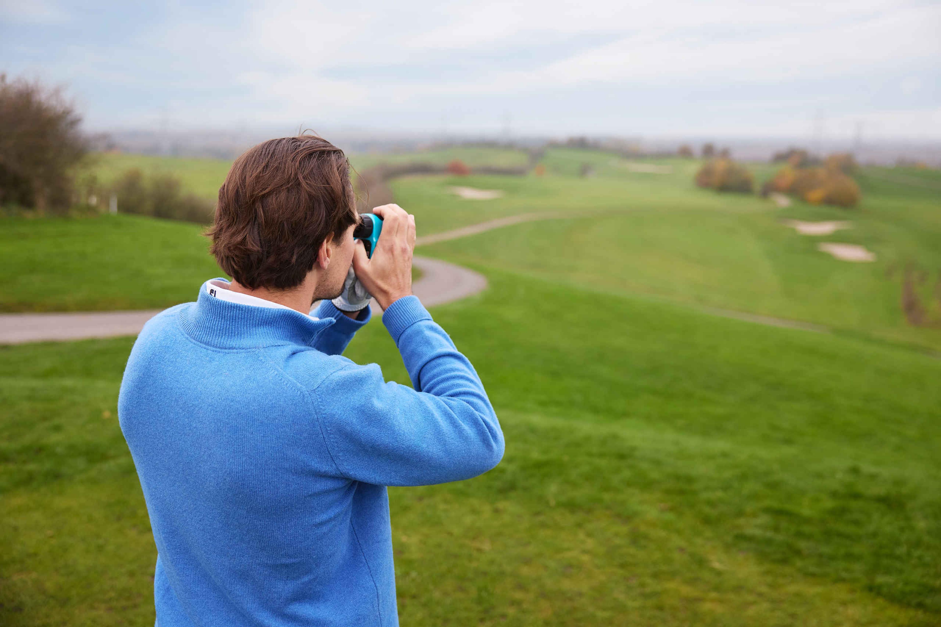Herfst man Sprookjesbaan Golf De Gulbergen