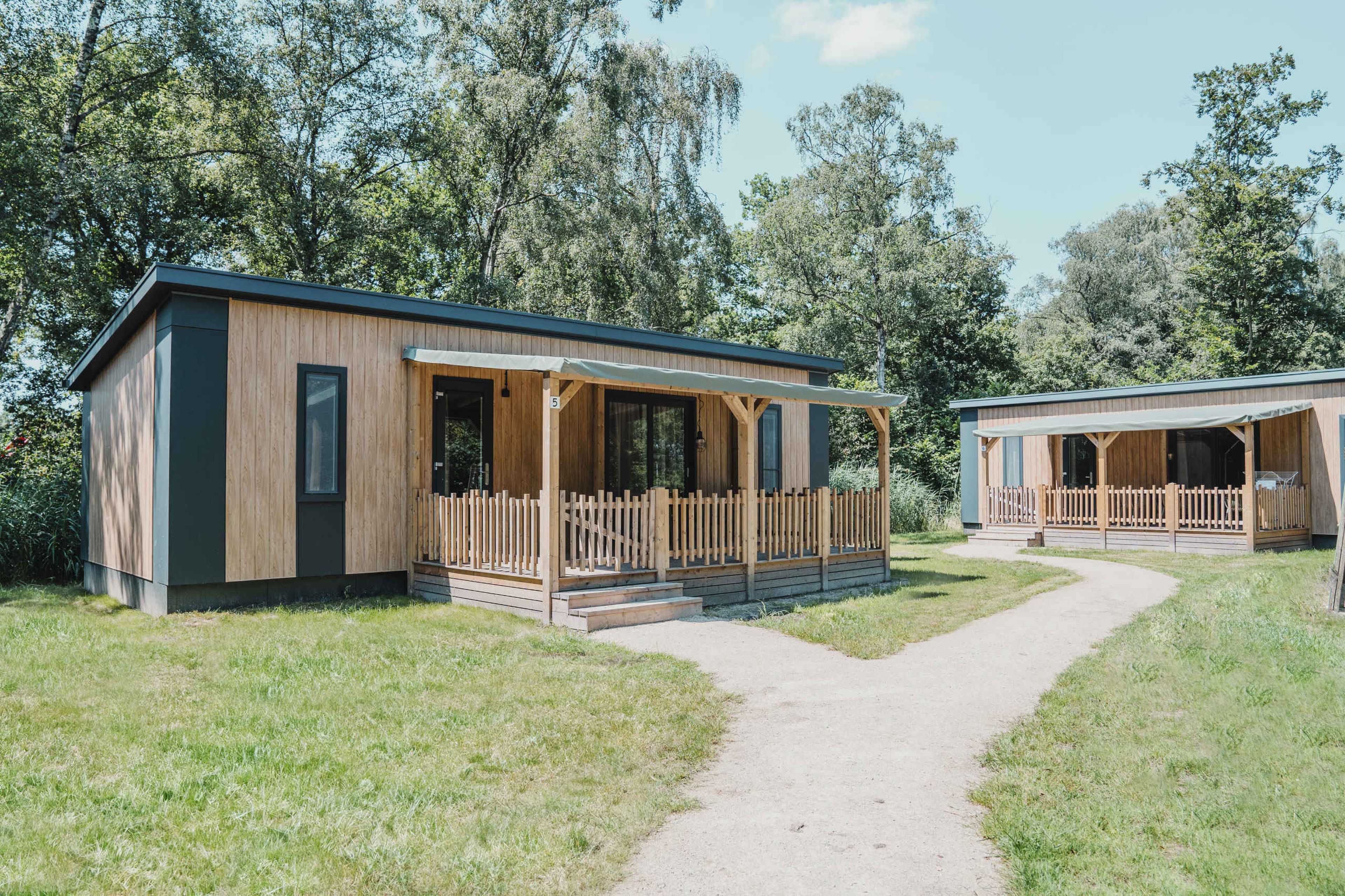 Een foto van de cottage Edelhert bij Vakantiepark Dierenbos.