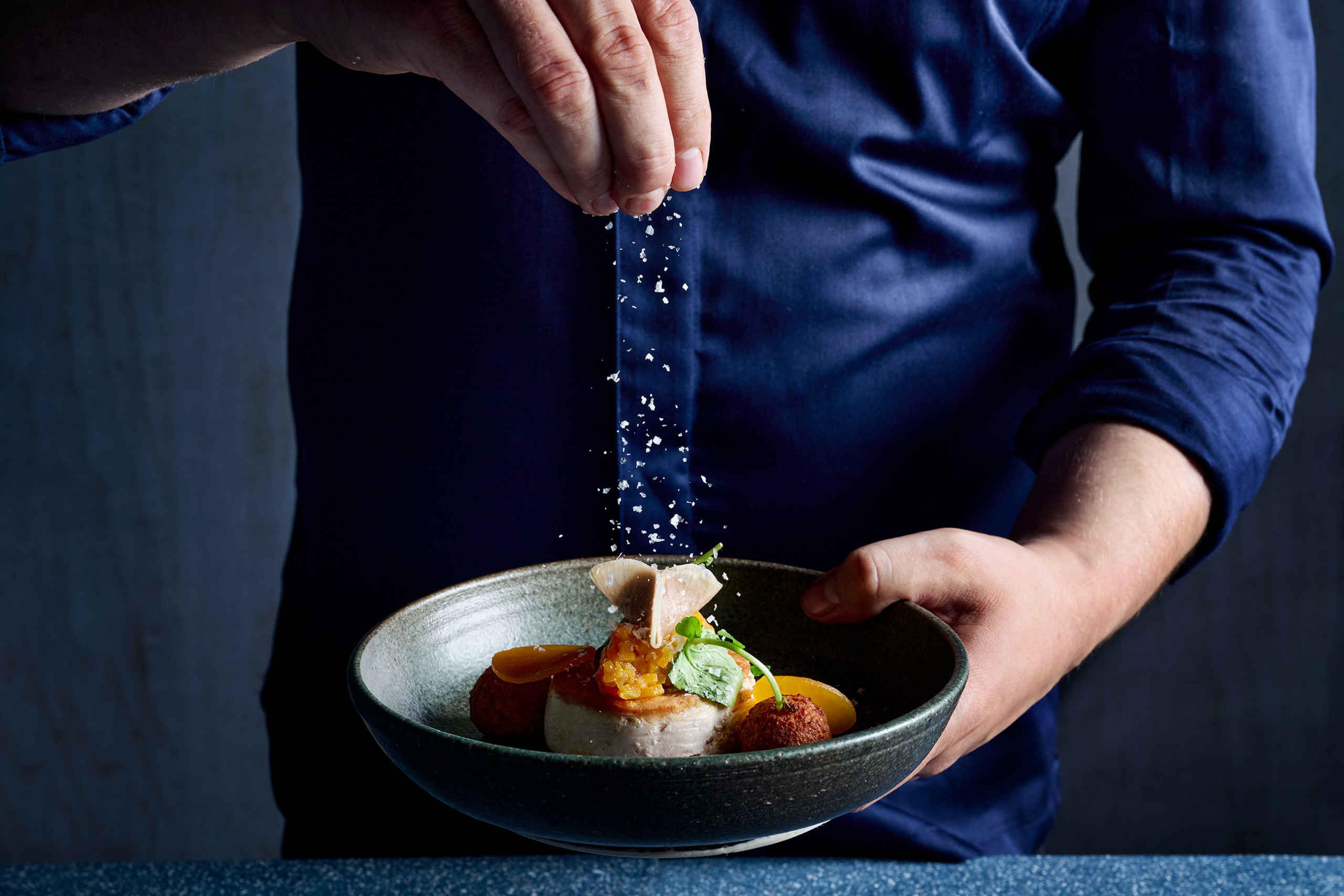 Gerecht van restaurant Nommos in Safari Hotel Beekse Bergen