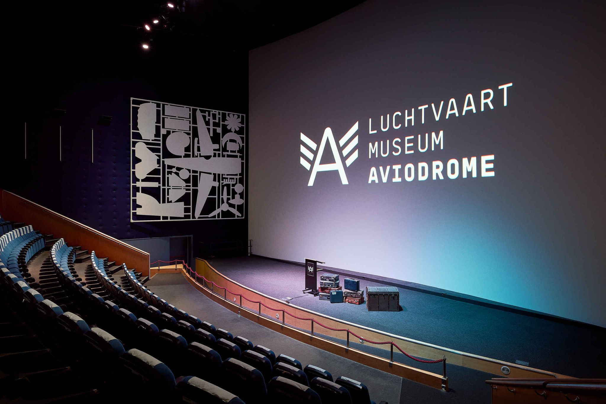 Filmtheater vergaderen zakelijk evenement Luchtvaarmuseum Aviodrome