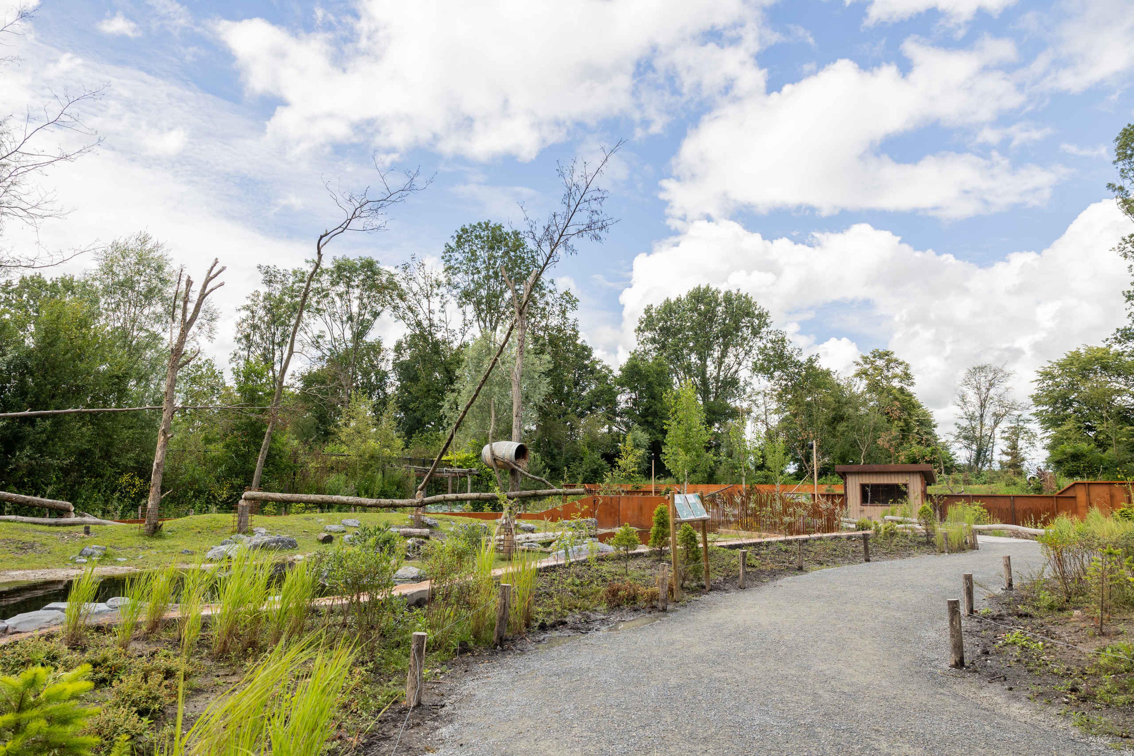 Een pad door het Churchill-gebied in AquaZoo Leeuwarden