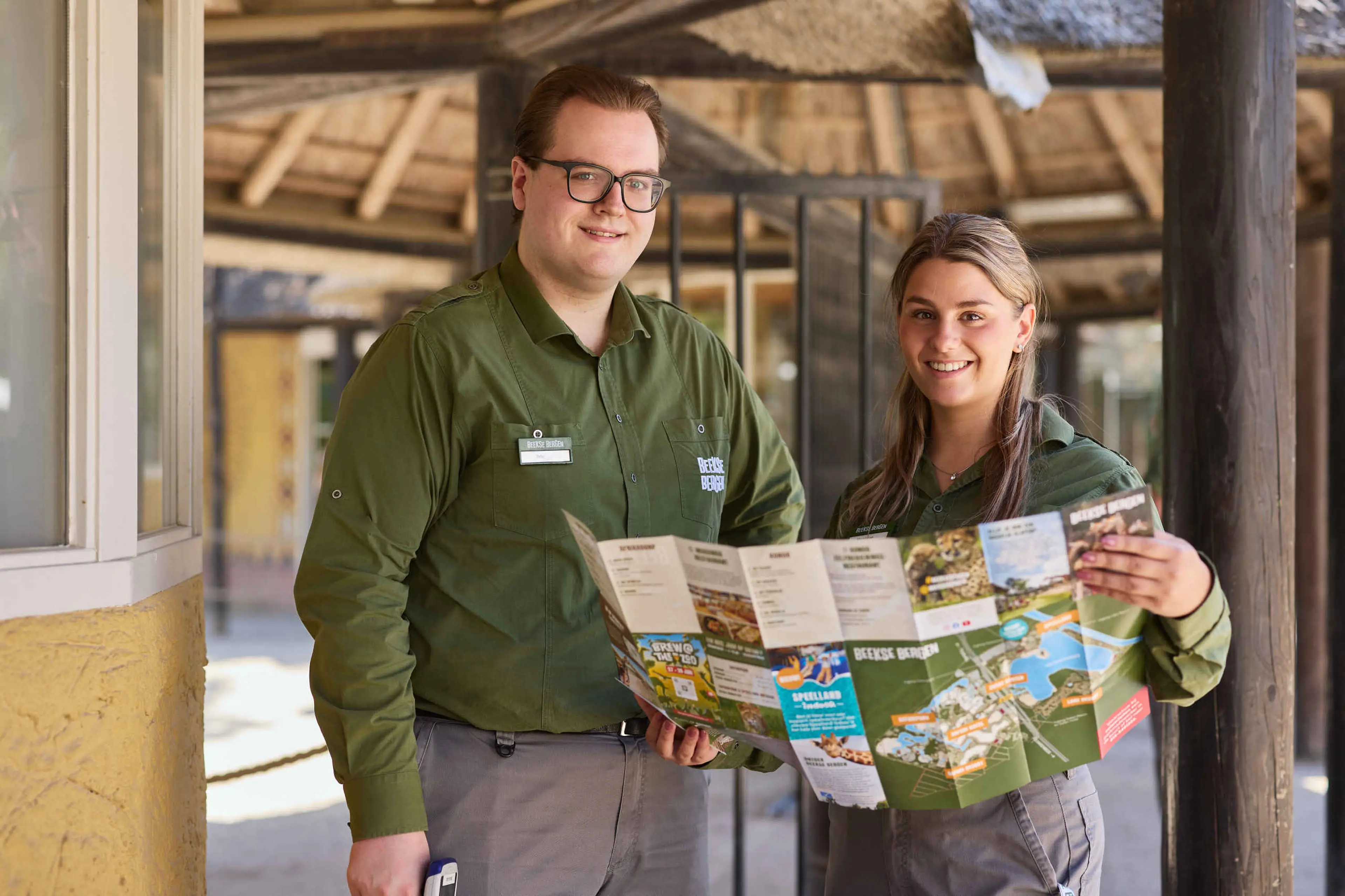 Front office medewerkers bij Beekse Bergen