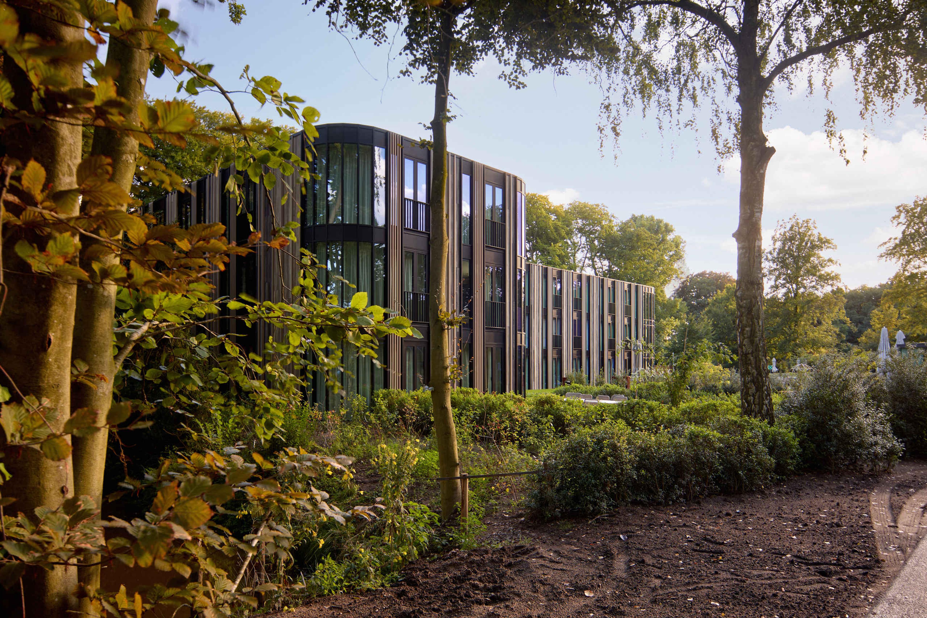 Buitenaanzicht van hotel Kasteel Steenenburg