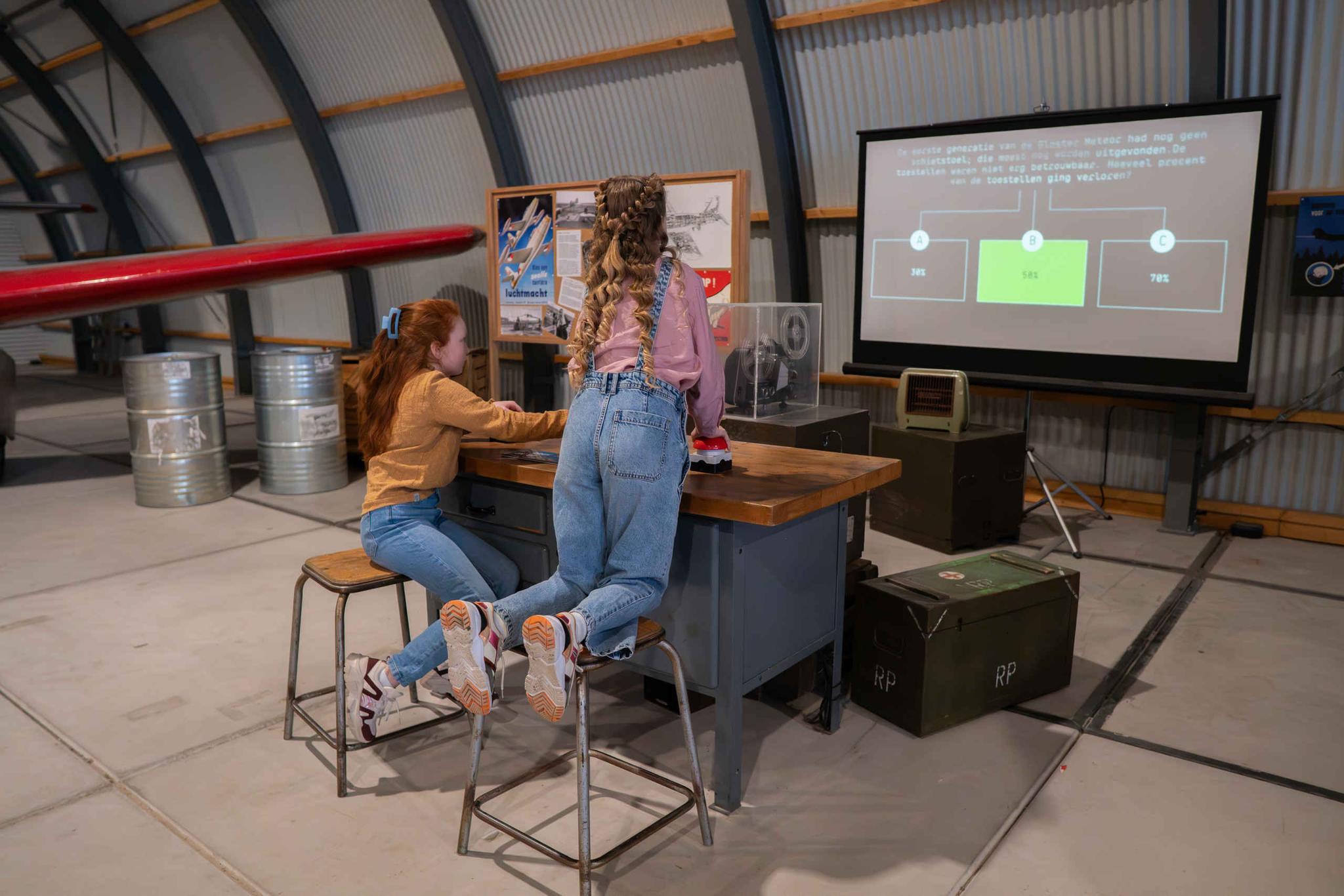 Kinderfeestjes museum spelen Luchtvaartmuseum Aviodrome