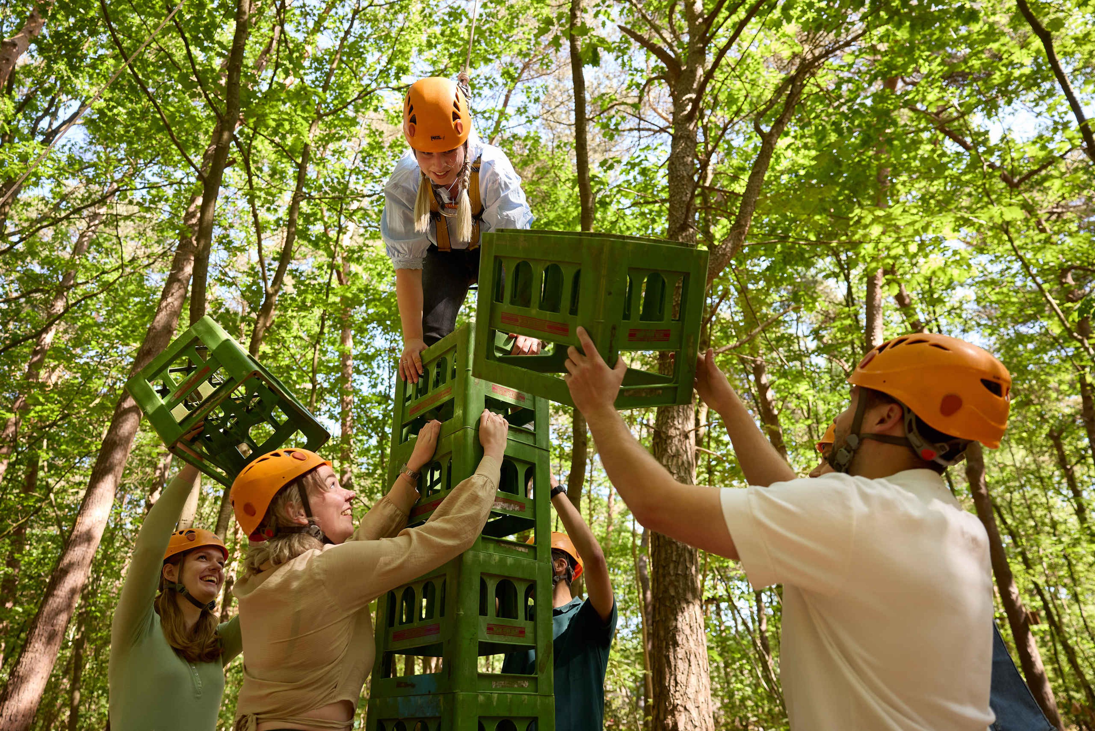 Expeditie Buitenjan kratten stapelen Klimrijk Brabant