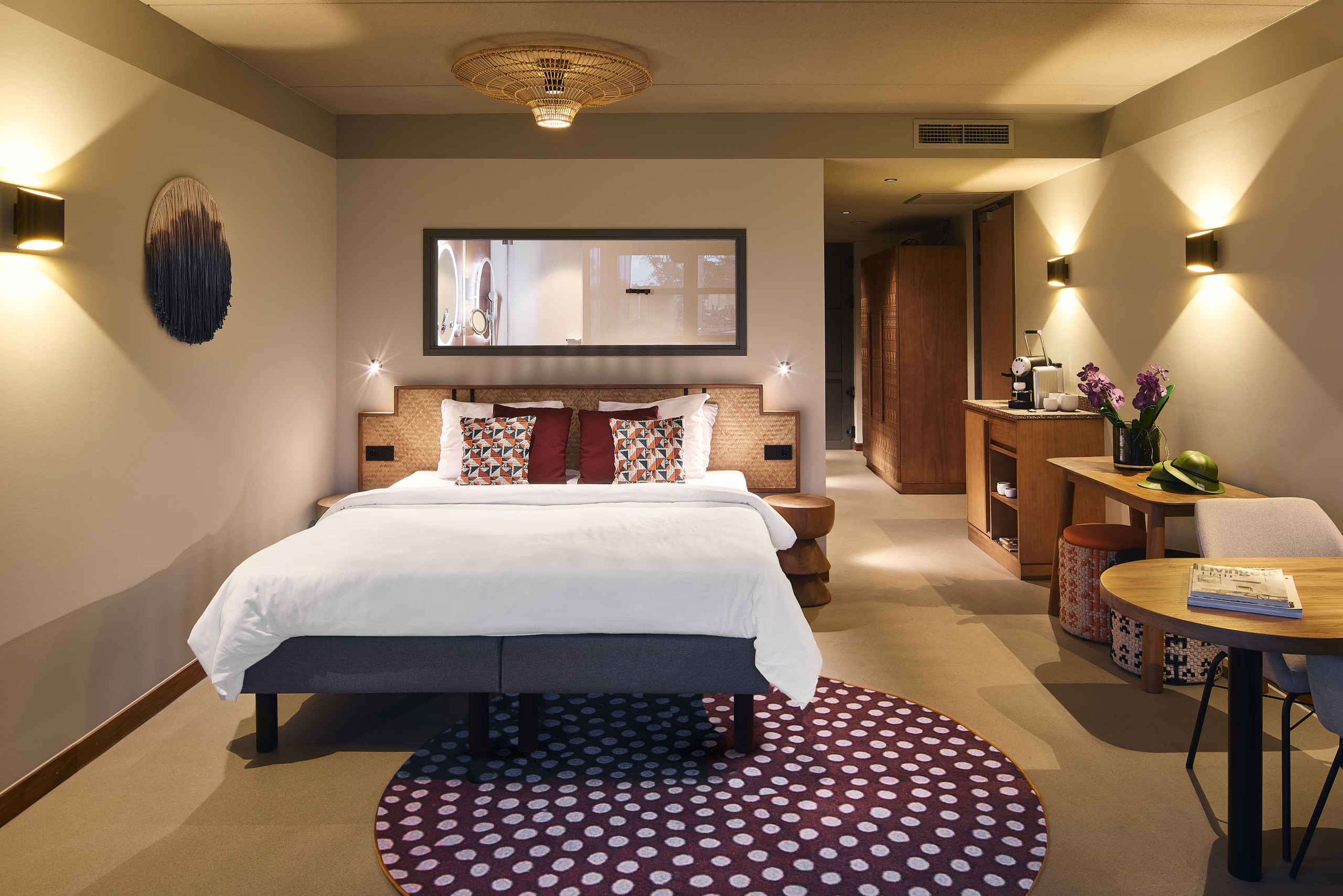 Een Savanne Room in Safari Hotel Beekse Bergen waar je kan overnachten na jouw bezoek aan Bar & Restaurant Nommos.