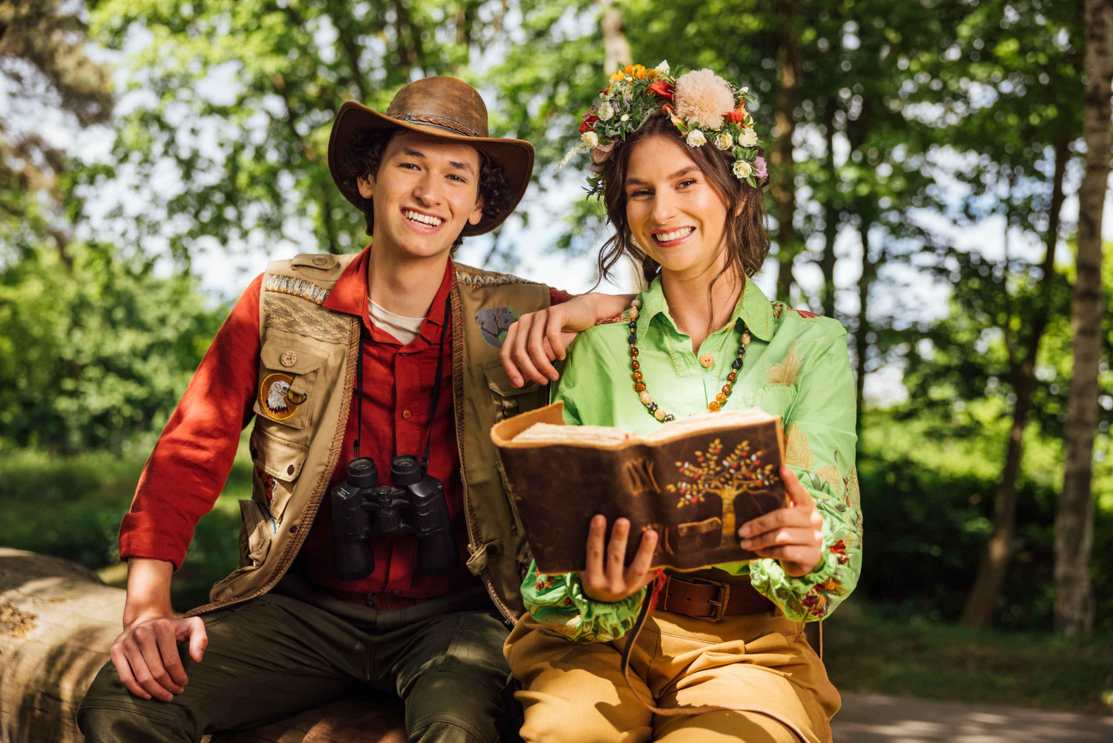 Robin en Renee, van het animatie en entertainment team bij Beekse Bergen