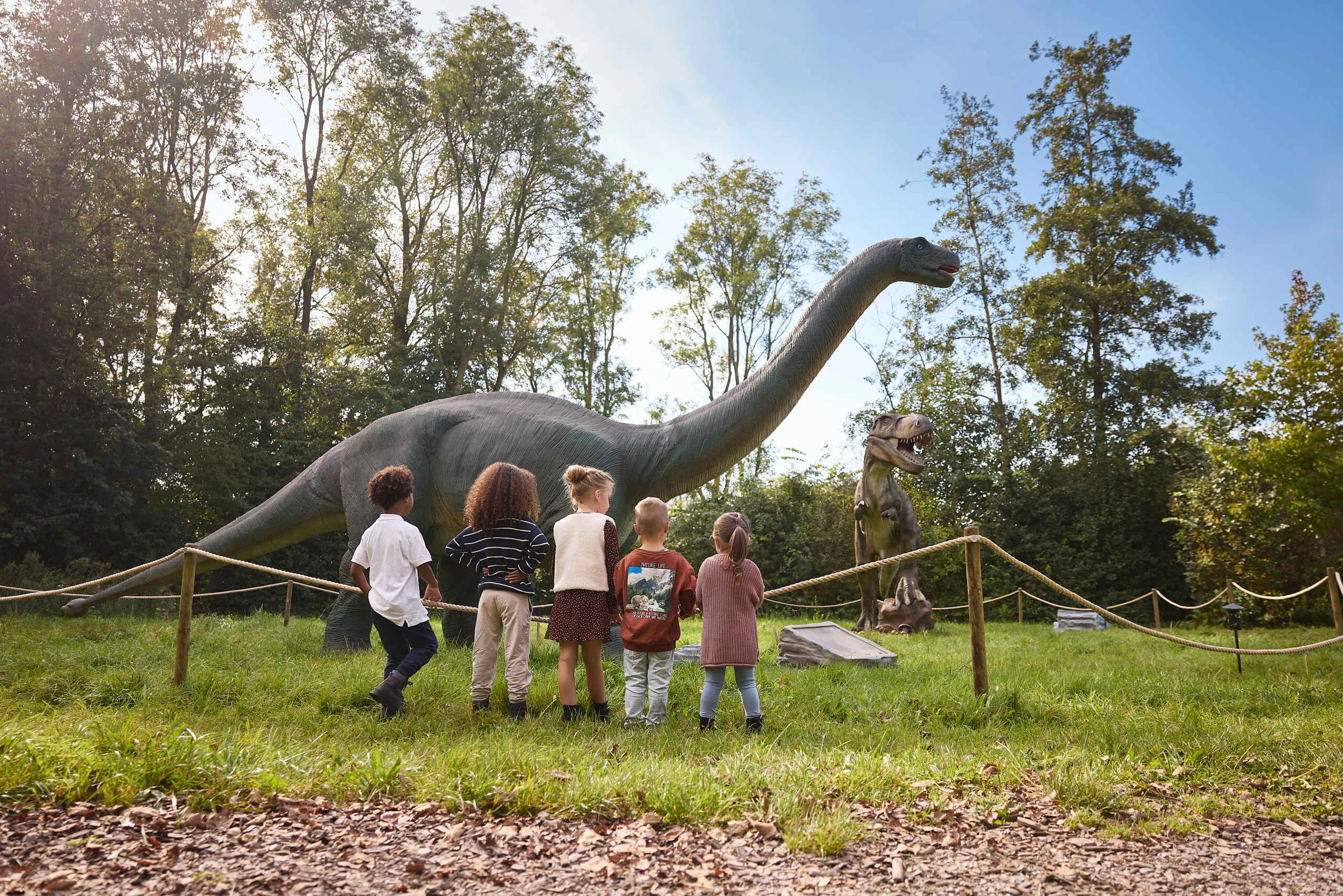 Herfst kinderen tijdens dinoweken in AquaZoo Leeuwarden