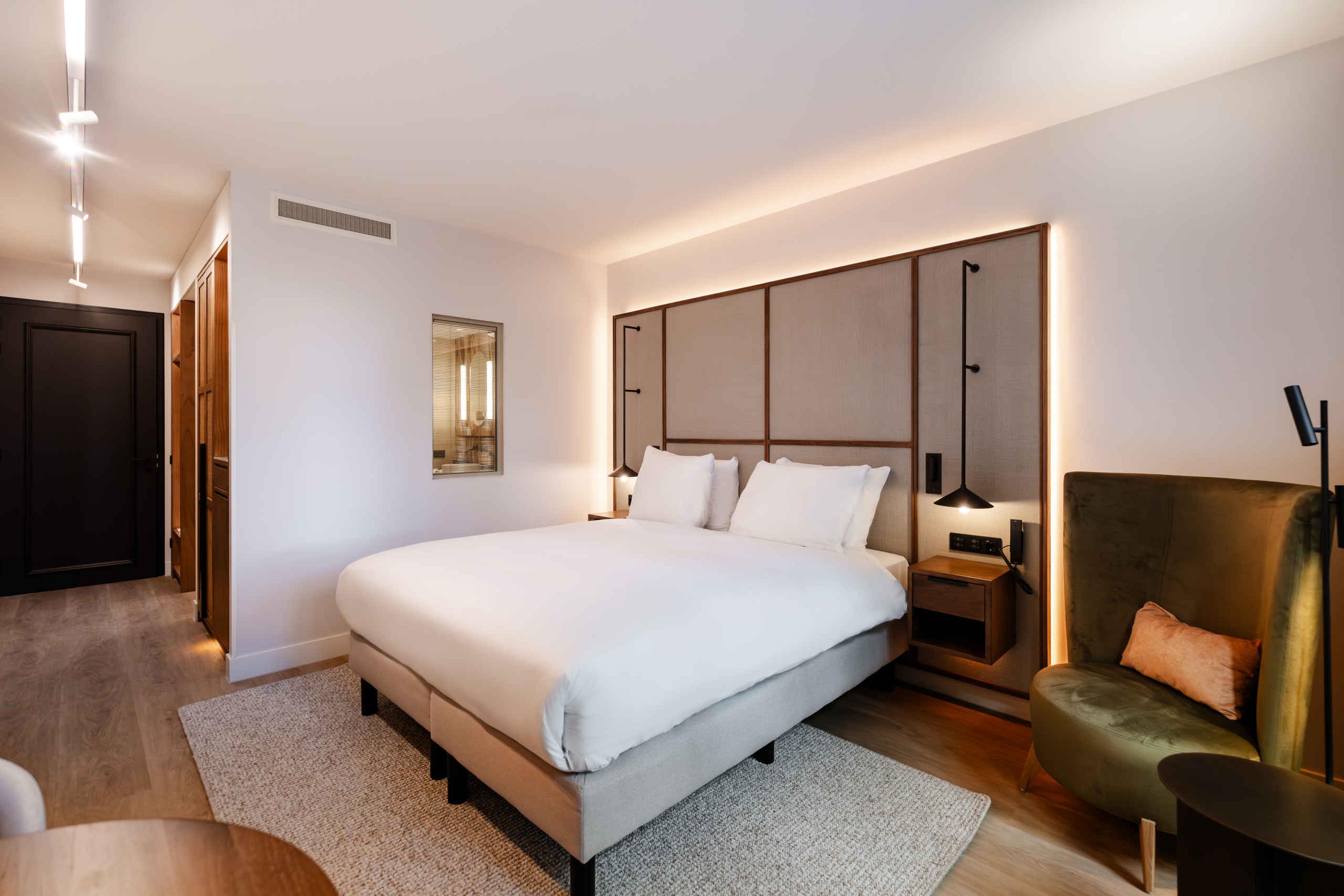 Kamer setting van de Suite Double Room in Kasteel Steenenburg