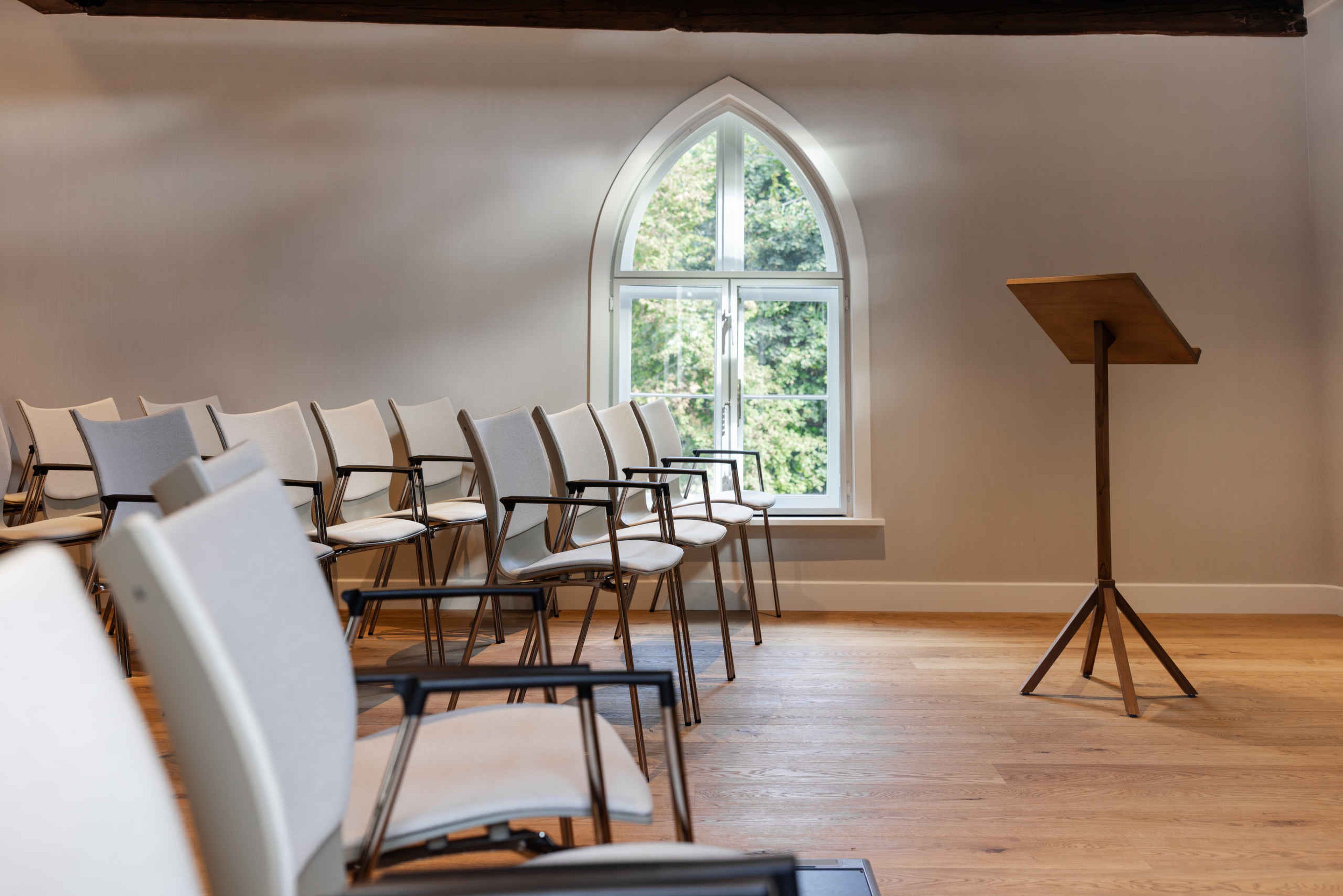 Vergaderruimte Grand Salon in presentatie setting in Kasteel Steenenburg