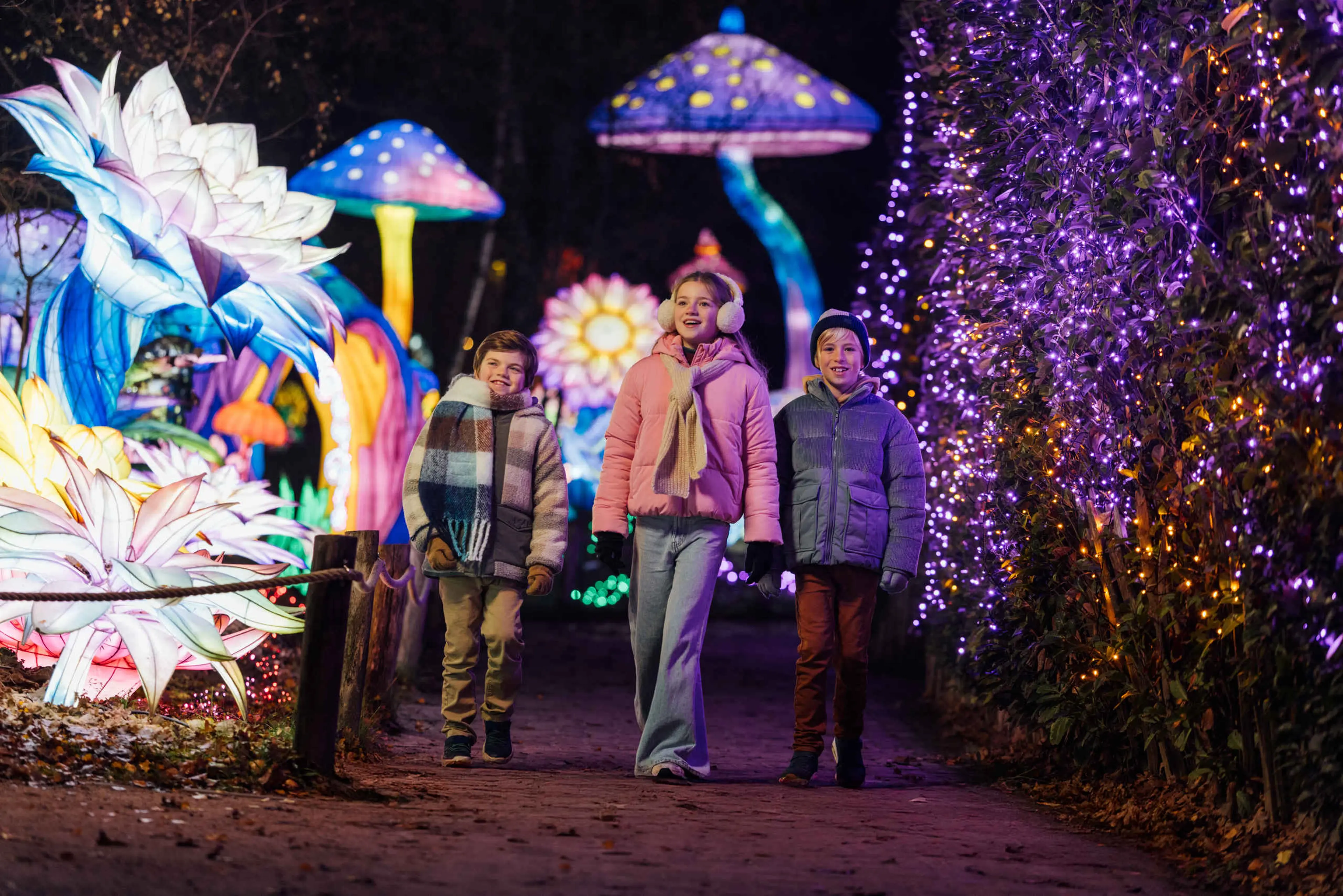 Kinderen in de toekomst Light Safari Beekse Bergen