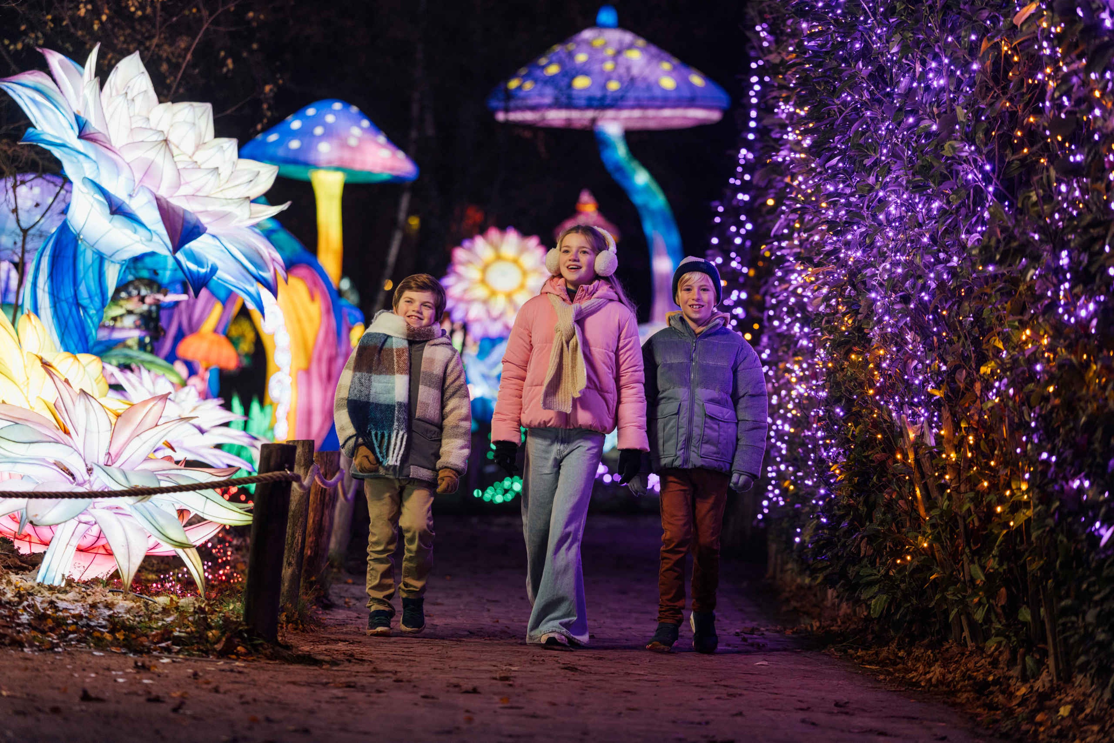Kinderen in de toekomst Light Safari Beekse Bergen
