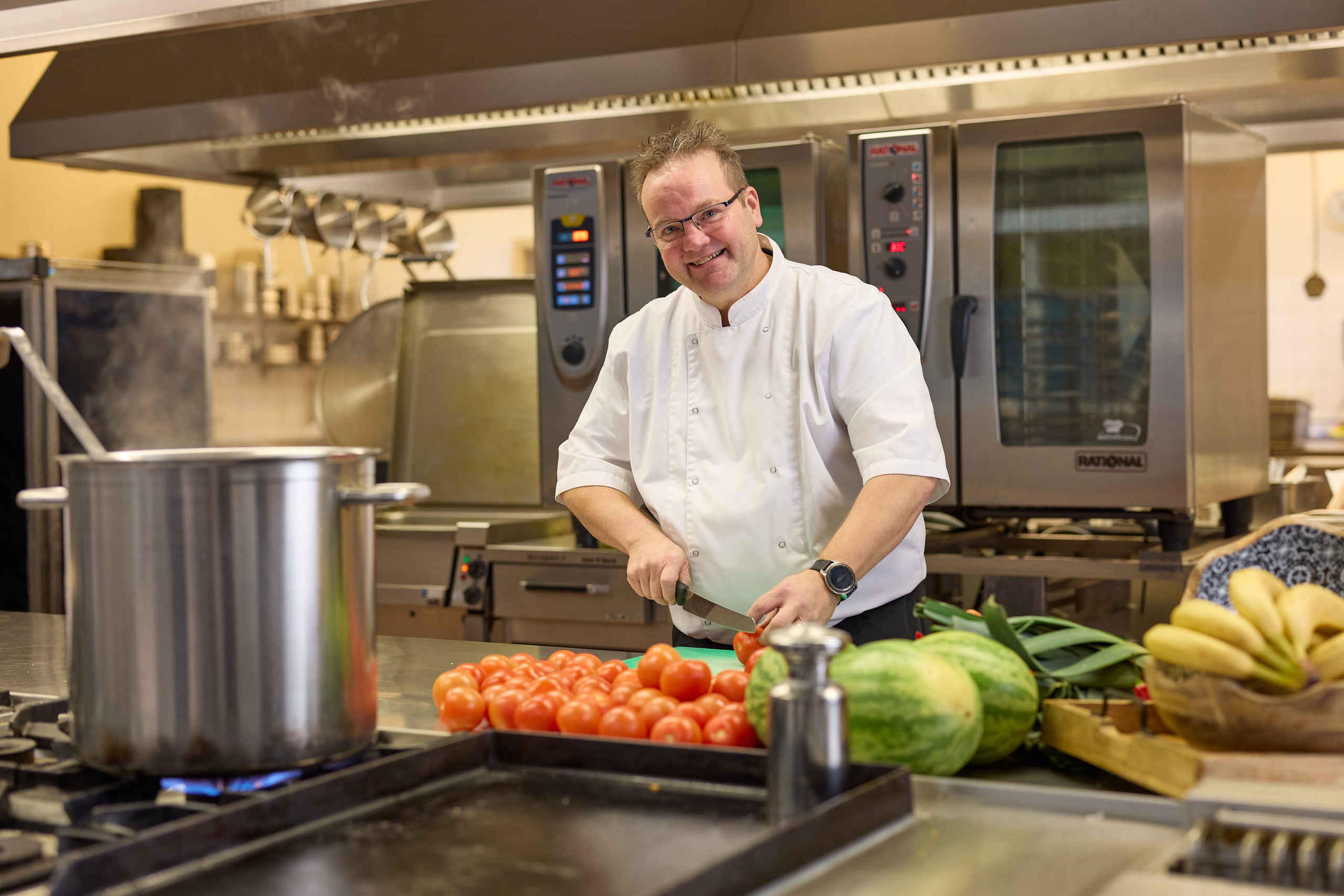 Kok in de keuken bij de Brabanthallen