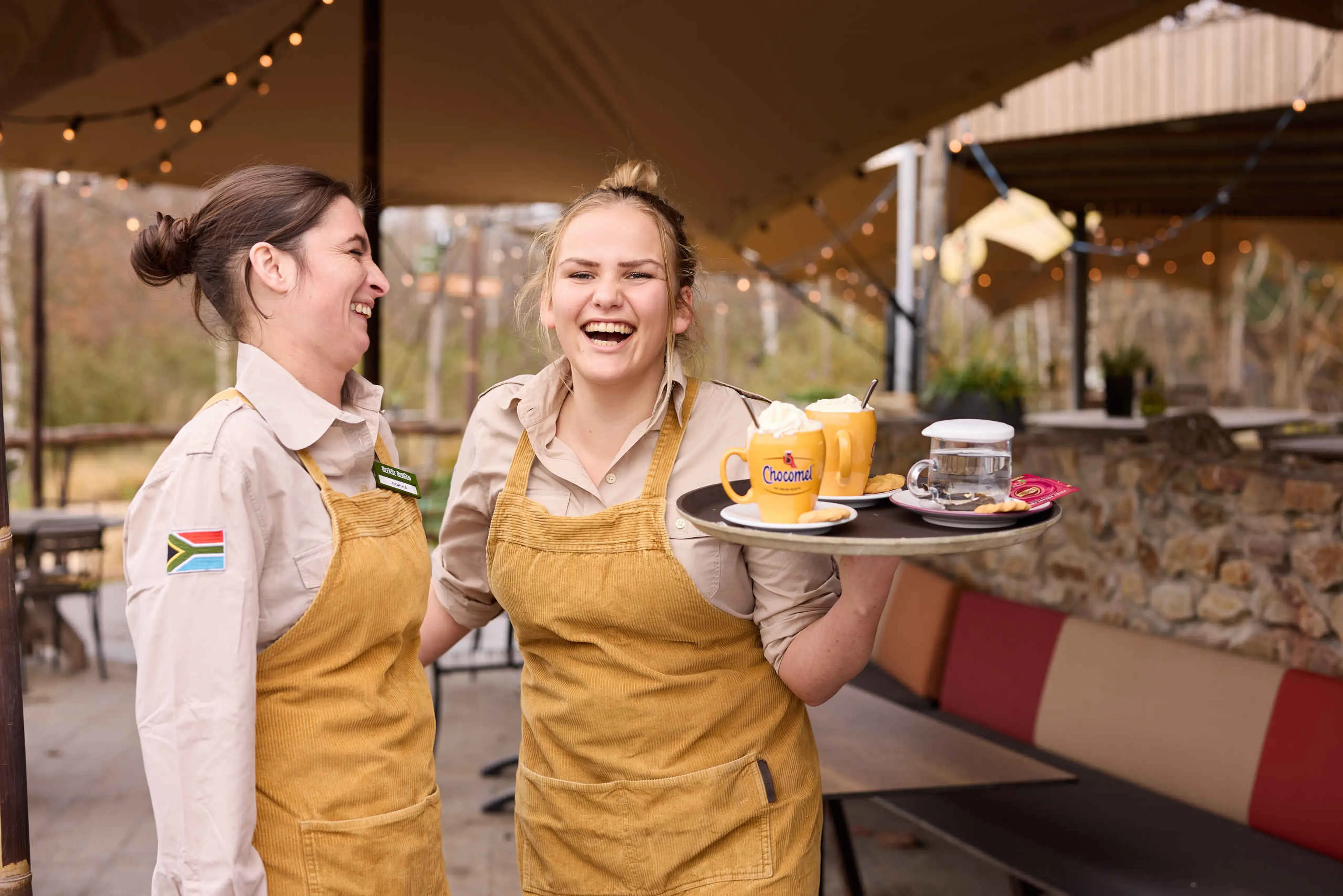 Medewerkers van Safaripark Beekse Bergen