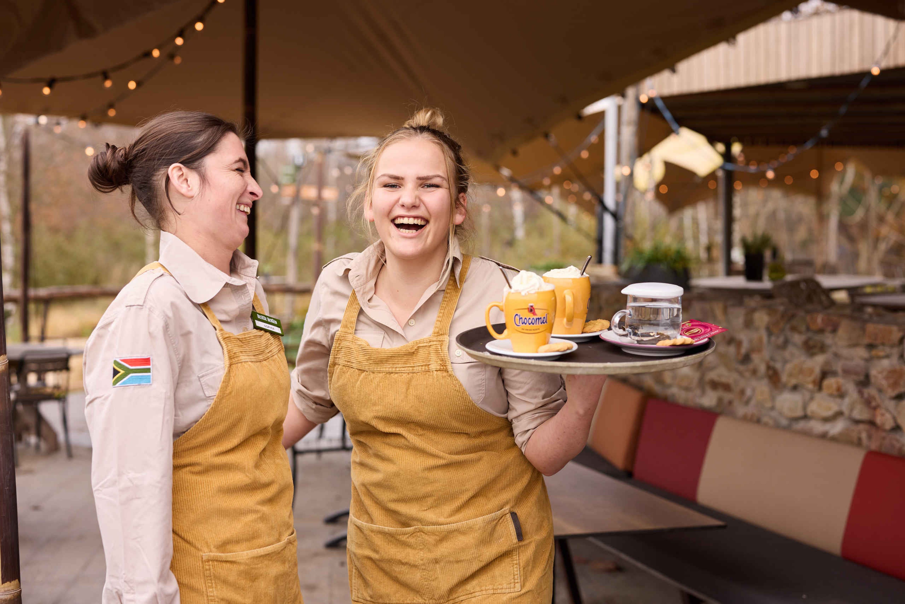 Medewerkers van Safaripark Beekse Bergen