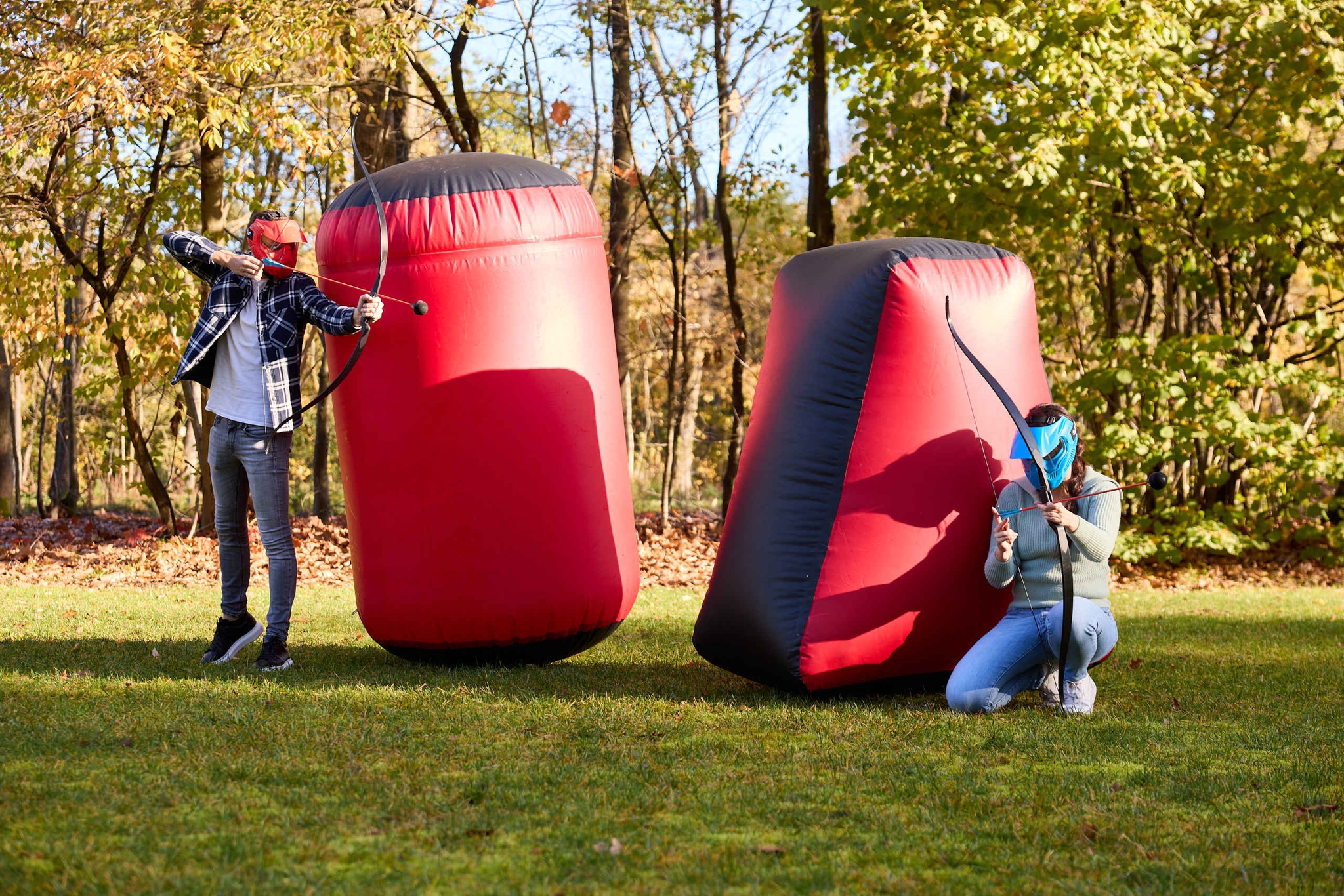 Archery Tag schuilen en schieten Klimrijk Brabant
