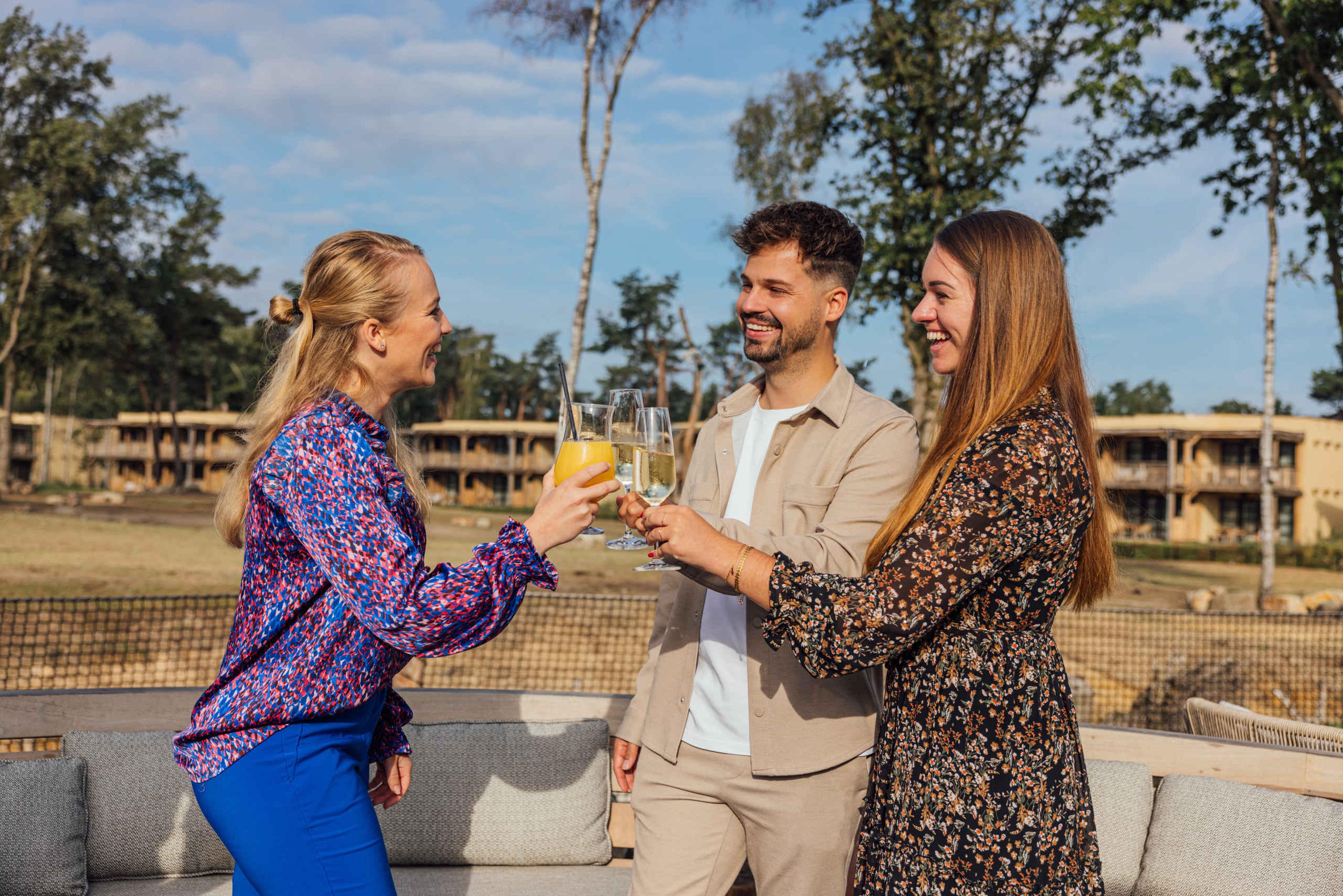 Collega's borrelen bij event bij Safari Hotel Beekse Bergen