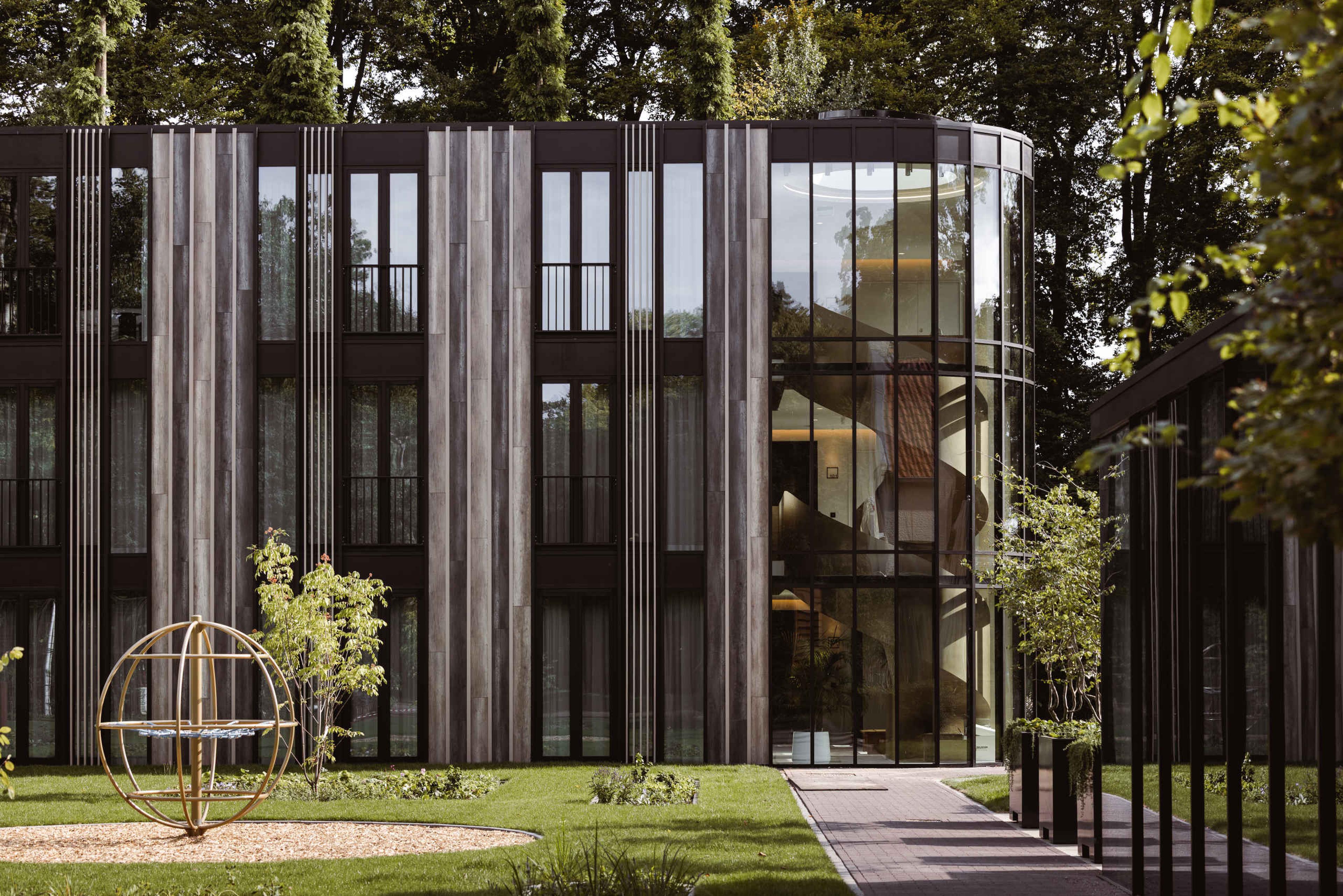 Buitenaanzicht van het hotel Kasteel Steenenburg