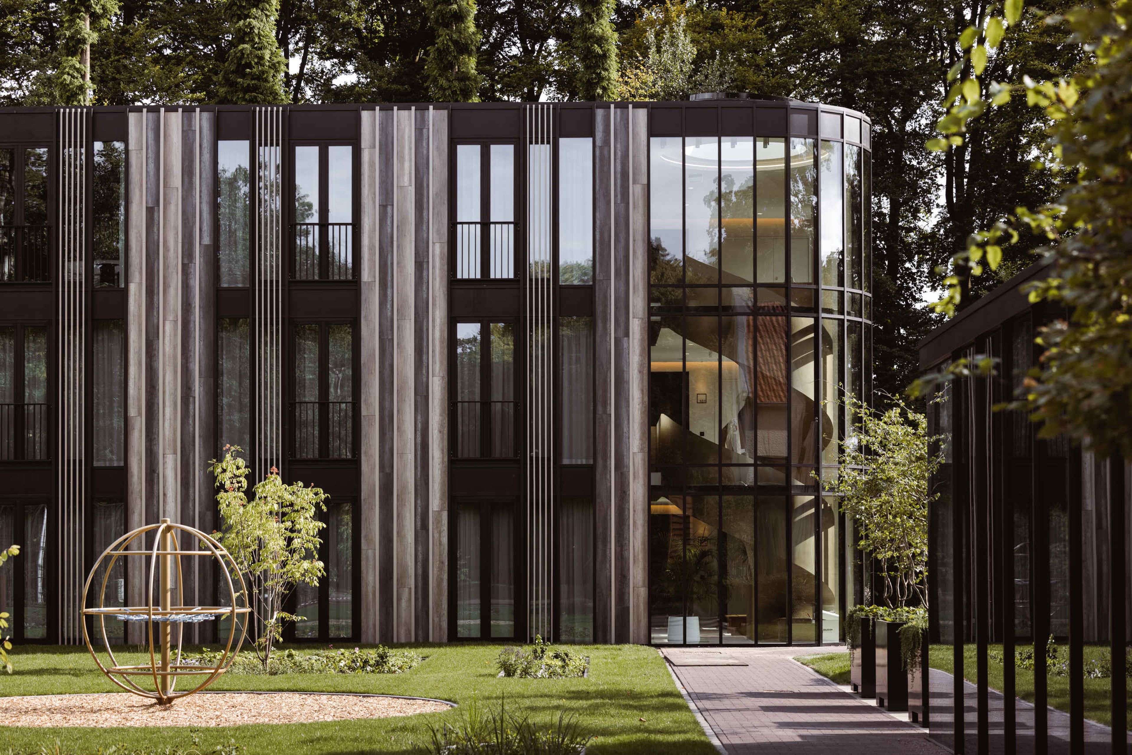 Buitenaanzicht van het hotel Kasteel Steenenburg