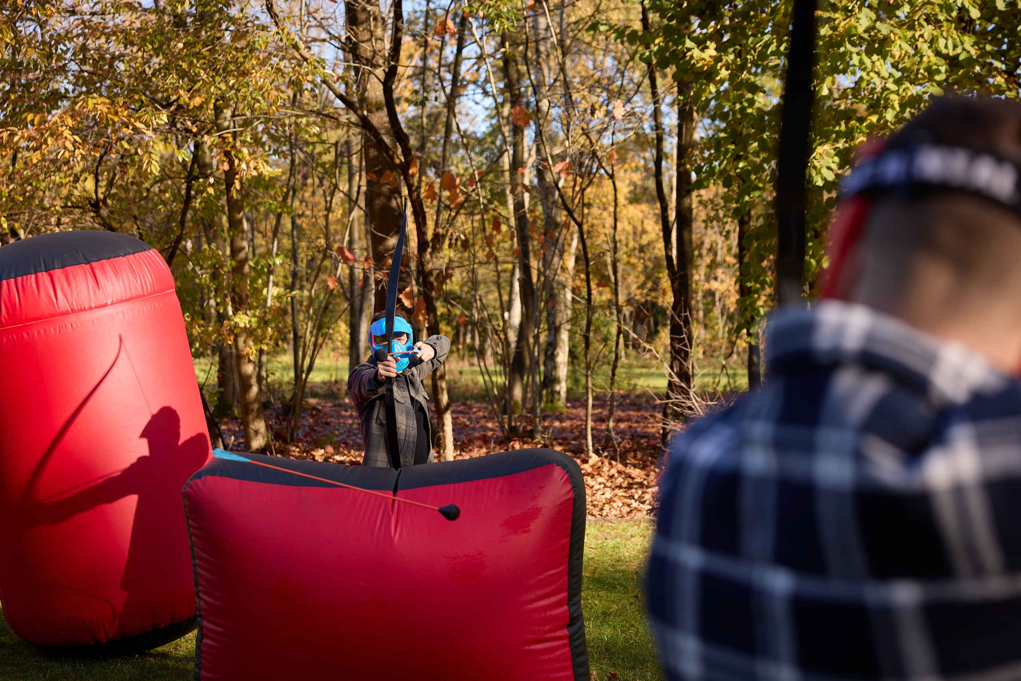 Archery Tag close-up schieten Klimrijk Brabant