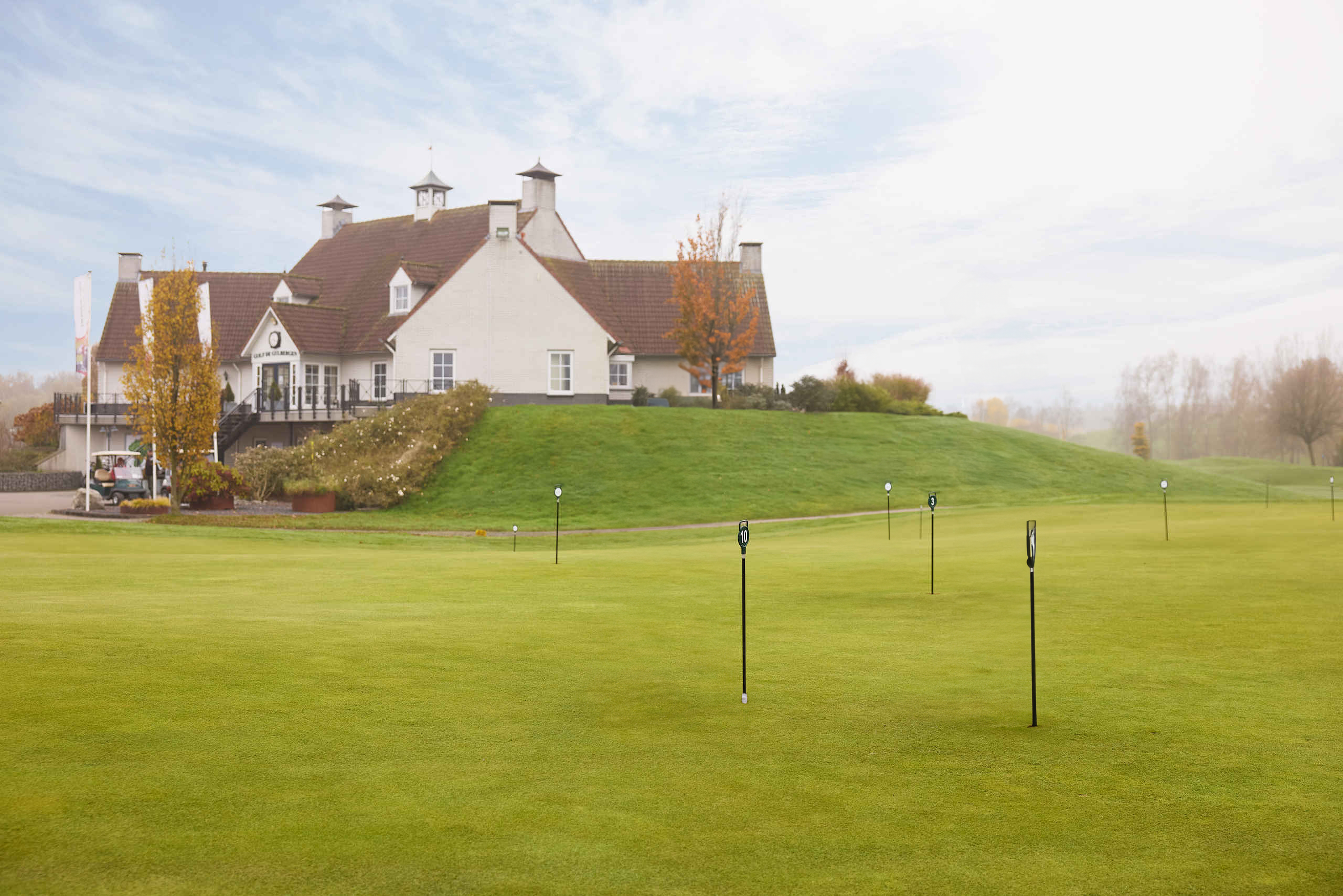 Restaurant De Hooghe Bergh en de golfbaan van Golf De Gulbergen