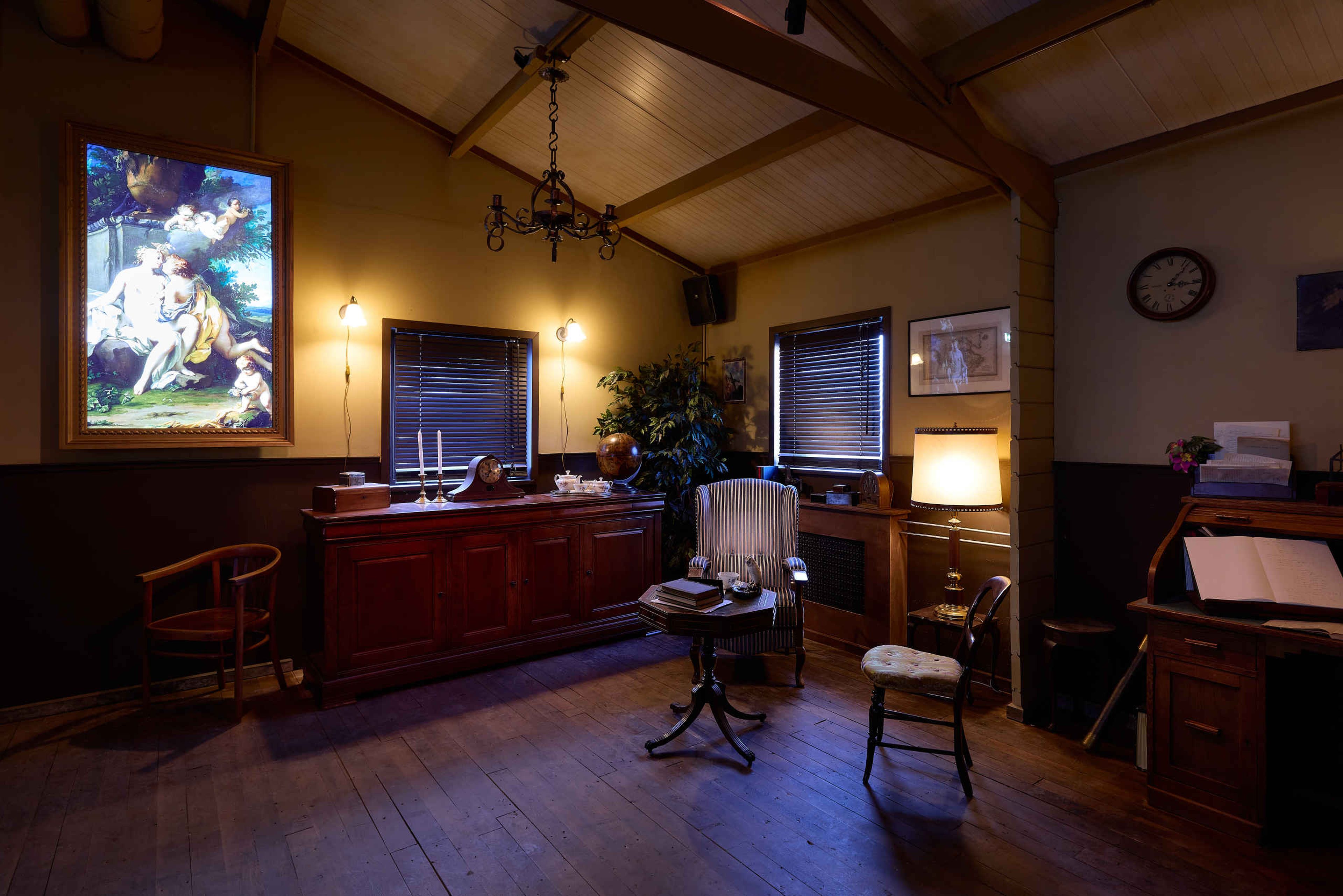 Kamer in de straaljagerexpositie van Luchtvaartmuseum Aviodrome