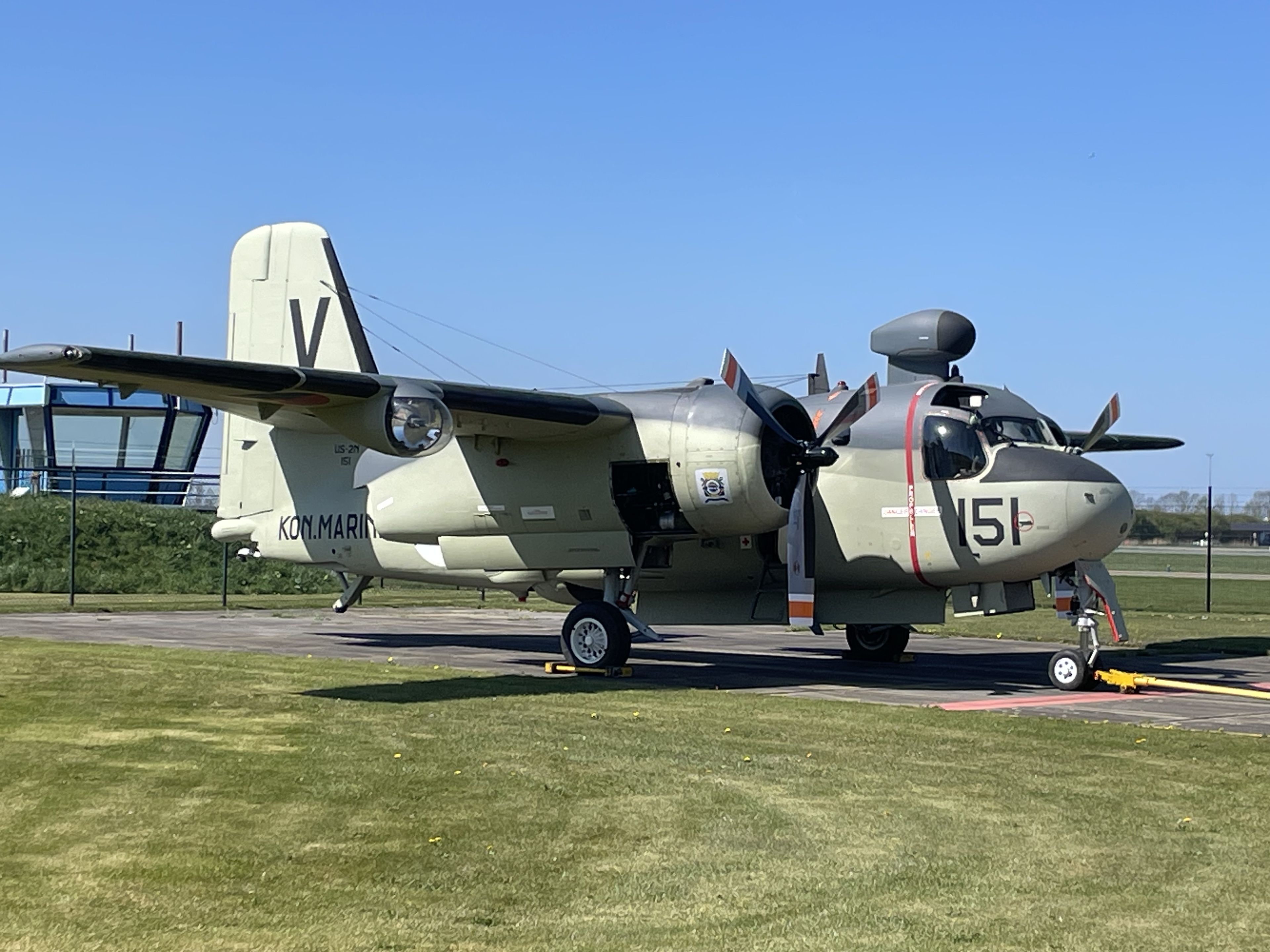 Een van de vliegtuigen tijdens De Fly-In trainers bij Aviodrome